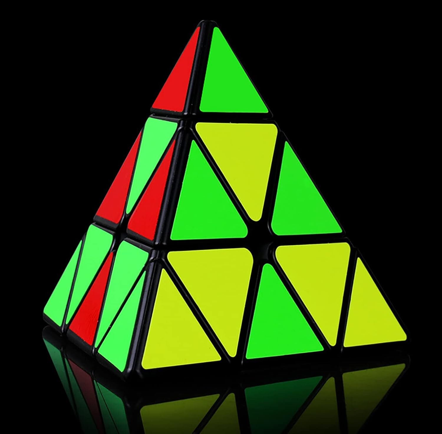 3x3 Triangle Speed Cube Pyramid Brain Teaser Puzzle Magic Educational Toy 5