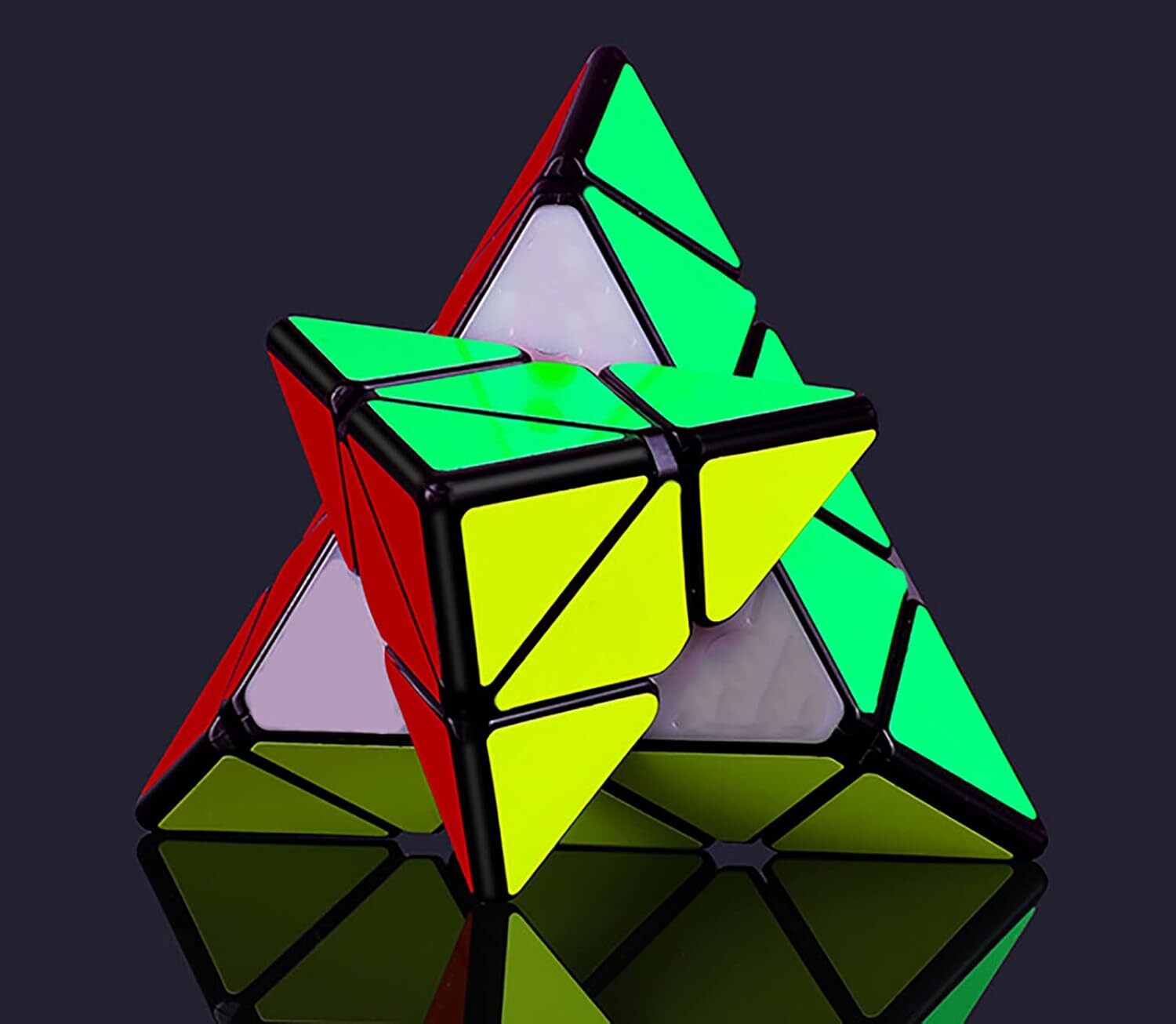 3x3 Triangle Speed Cube Pyramid Brain Teaser Puzzle Magic Educational Toy 6