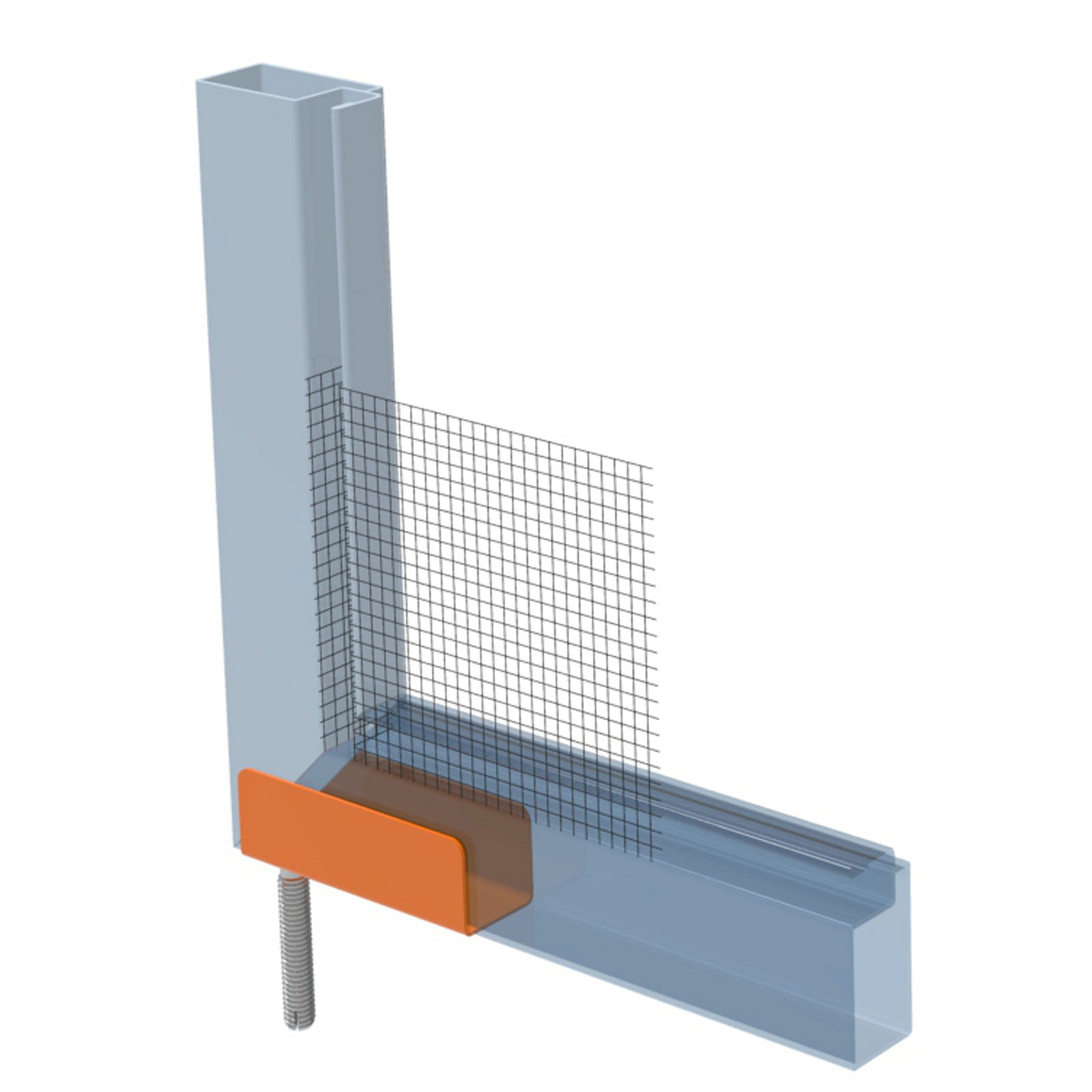 Rolltrak Flyscreen Frame Hinge (1 Pack of 2) - Fits 25mm x 11mm Frame 3