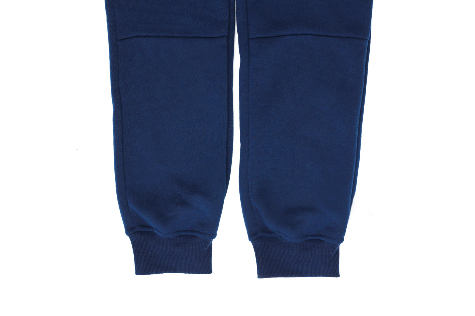 Mens Skinny Track Pants Joggers Trousers Gym Casual Sweat Cuffed Slim Trackies Fleece - Navy - M 8