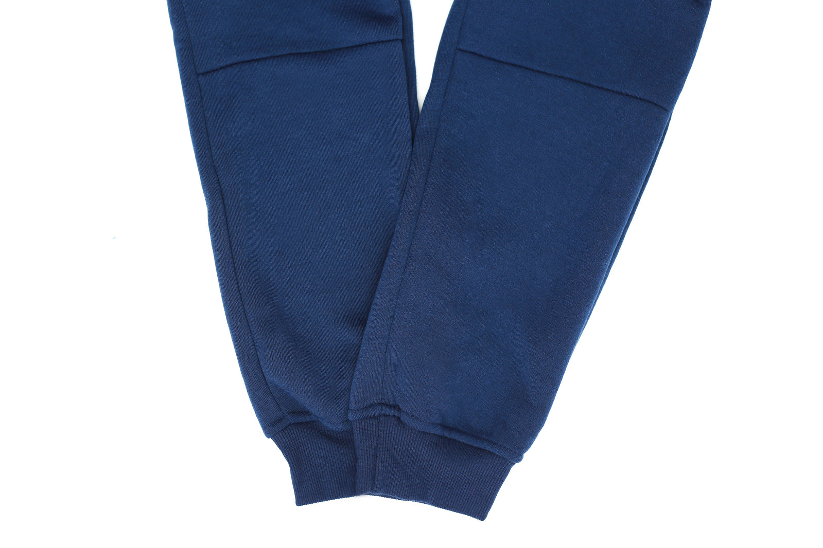 Mens Skinny Track Pants Joggers Trousers Gym Casual Sweat Cuffed Slim Trackies Fleece - Navy - M 9
