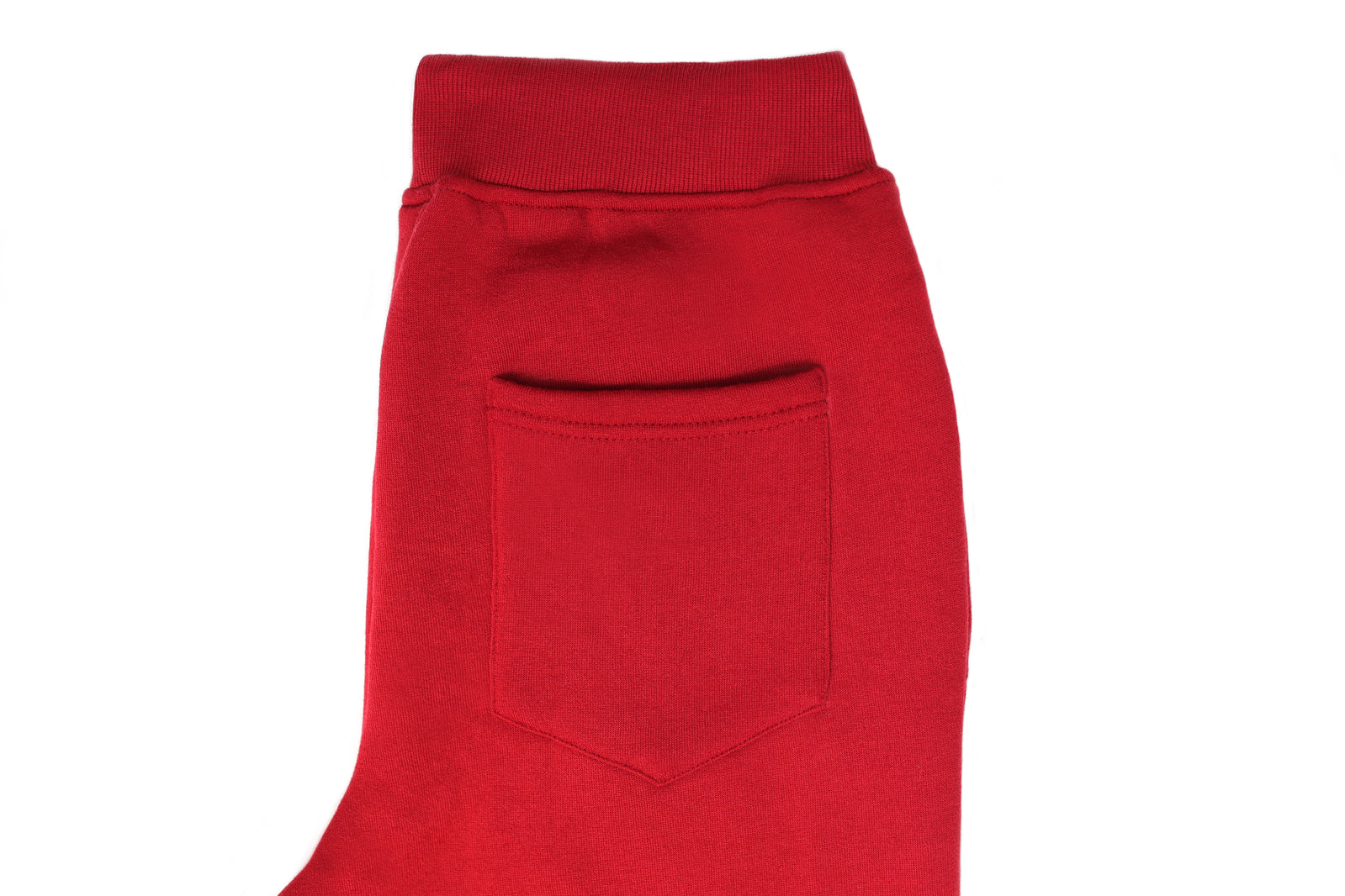 Mens Skinny Track Pants Joggers Trousers Gym Casual Sweat Cuffed Slim Trackies Fleece - Red - XXL 7