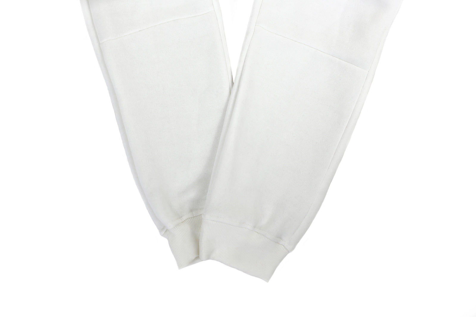 Mens Skinny Track Pants Joggers Trousers Gym Casual Sweat Cuffed Slim Trackies Fleece - White - XXL 7