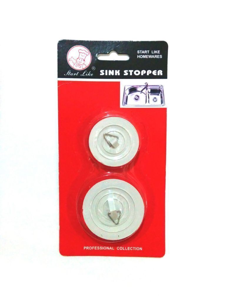 4x BATH AND SINK PLUGS Basin Bath Stopper Chrome Rubber 42mm 54mm 3