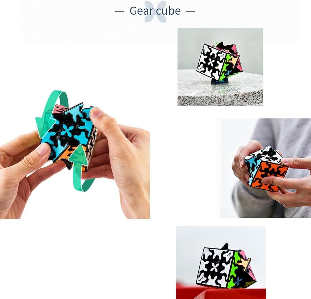 3x3 Square Speed Cube Pyramid Brain Teaser Puzzle Magic Educational Toy 4