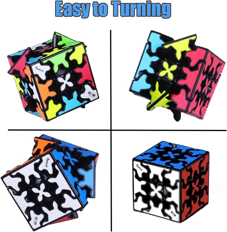 3x3 Square Speed Cube Pyramid Brain Teaser Puzzle Magic Educational Toy 6