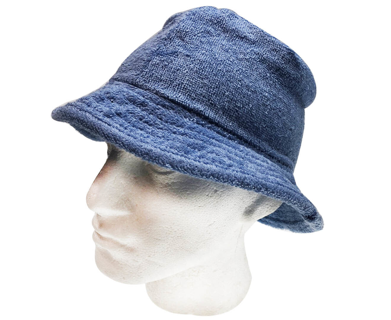 Stingy Brim Terry Towelling Bucket Hat Daggy Fishing Camping Lad Cap 100% COTTON - Bottle Green - L/XL 8