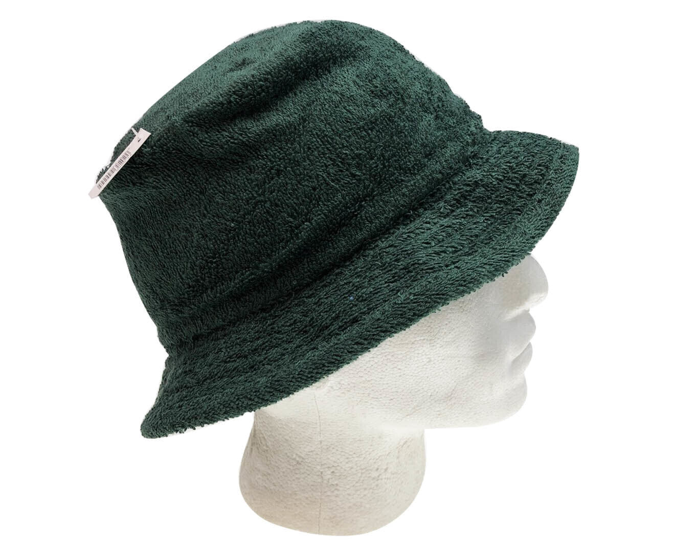Stingy Brim Terry Towelling Bucket Hat Daggy Fishing Camping Lad Cap 100% COTTON - Bottle Green - S/M 7
