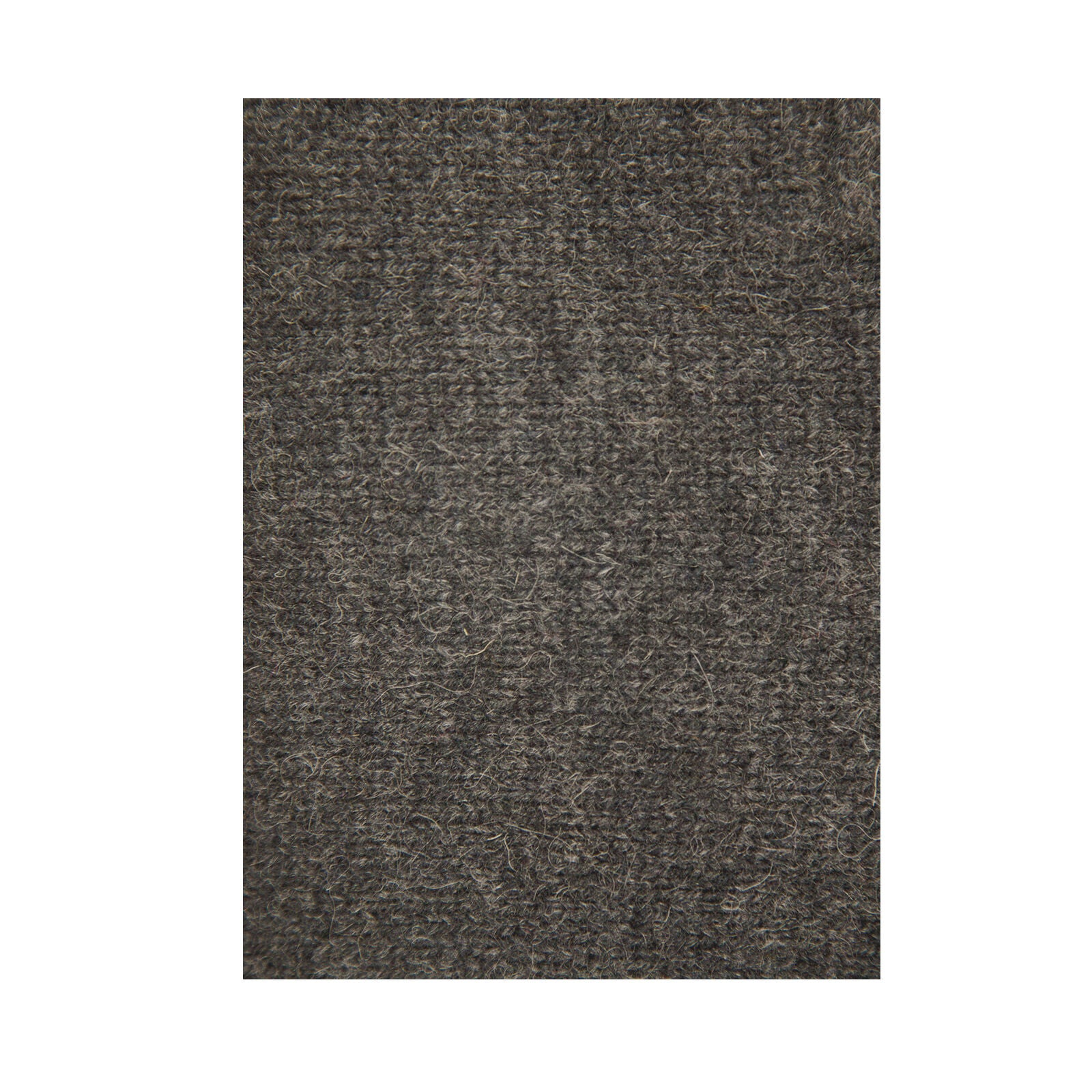 100% SHETLAND RAGG WOOL Half Zip Up Knit JUMPER Pullover Mens Sweater Knitted - Charcoal - M 6