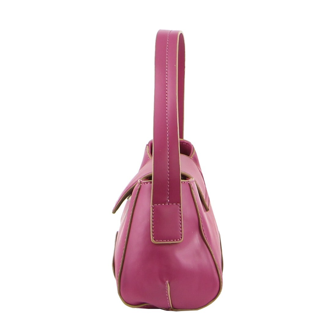 Milleni Mini Fashion Handbag Tote Bag in Magenta 4