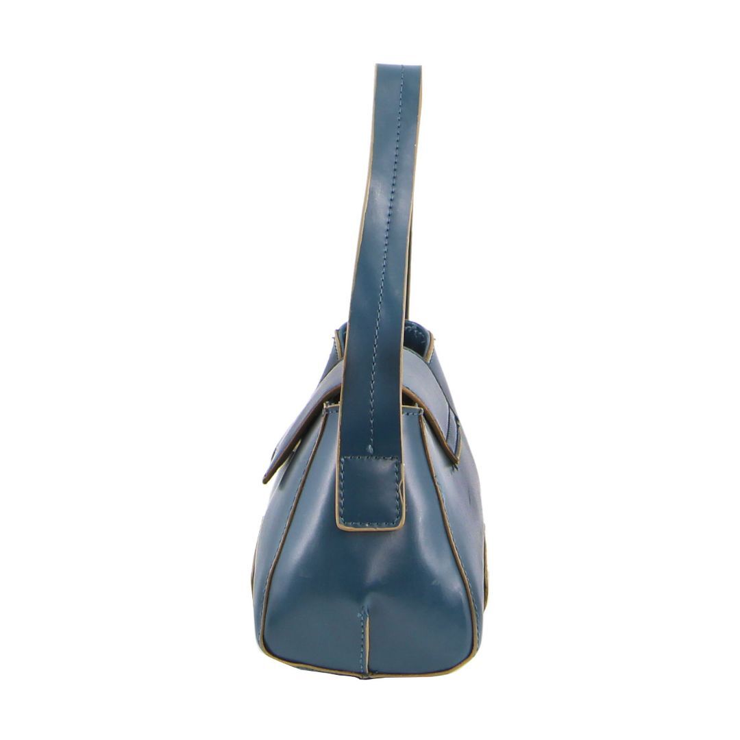 Milleni Mini Fashion Handbag Tote Bag in Teal 5