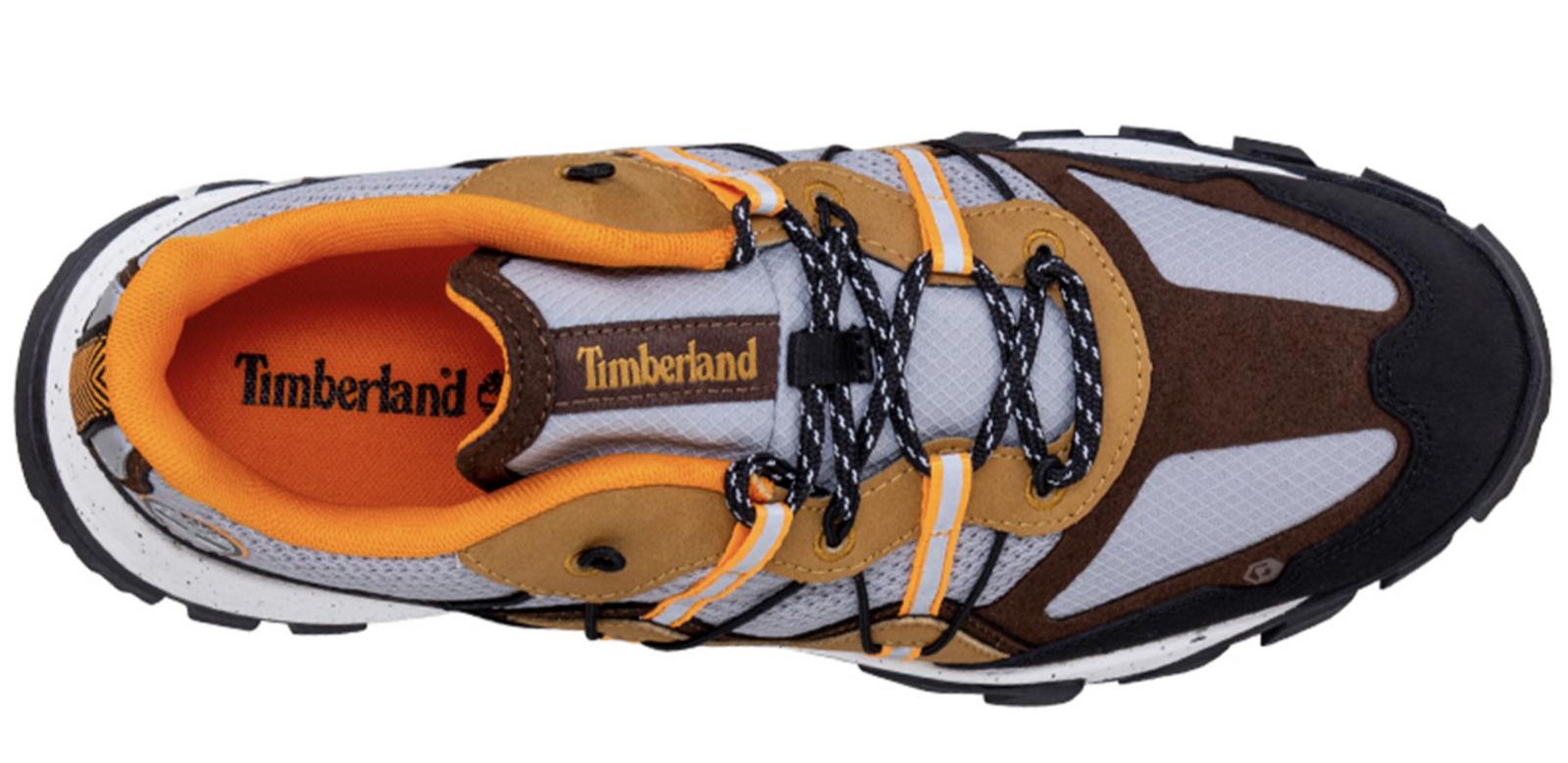 Timberland Mens Garrison Trail Hiking Sneakers Shoes Trekking Runners - Grey Mesh/Brown - US 8 4