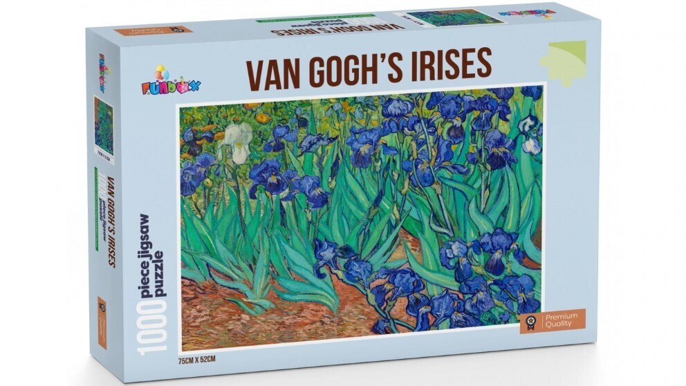 Premium Van Goghs Irises 1000 Pieces Jigsaw Puzzle 3