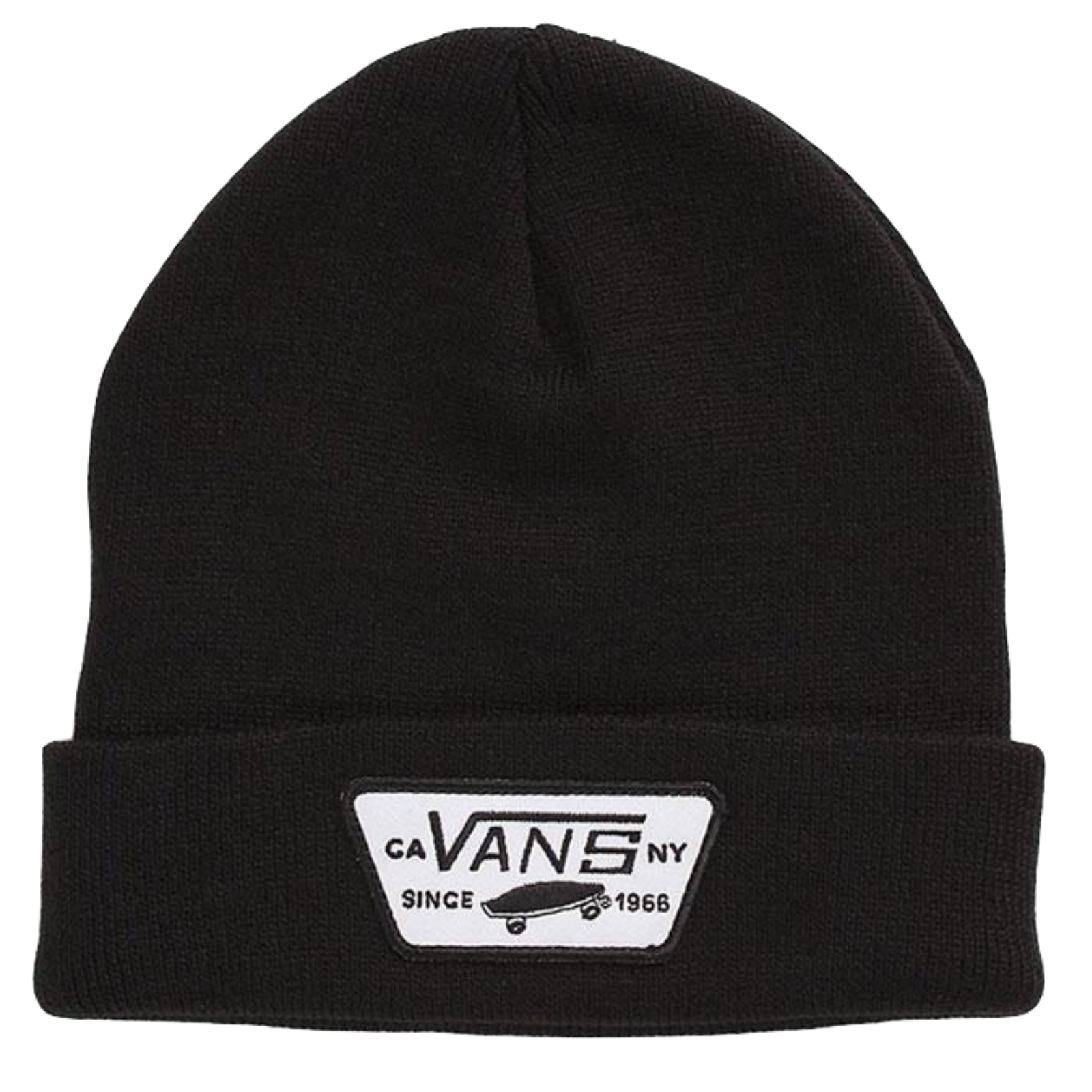 VANS Milford Beanie Warm Winter Knit Hat Ski Cap - Black 4