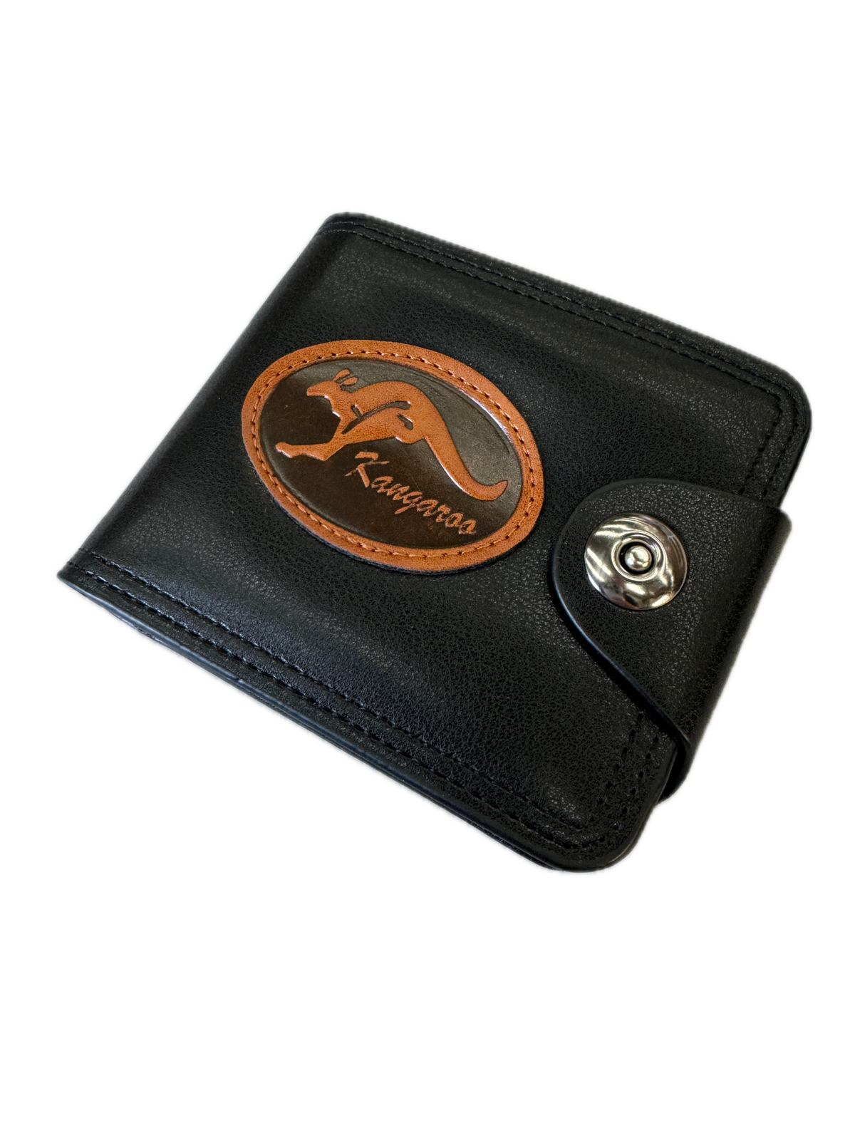 Souvenir Wallet Australia Classic Australian Kangaroo in Black 3