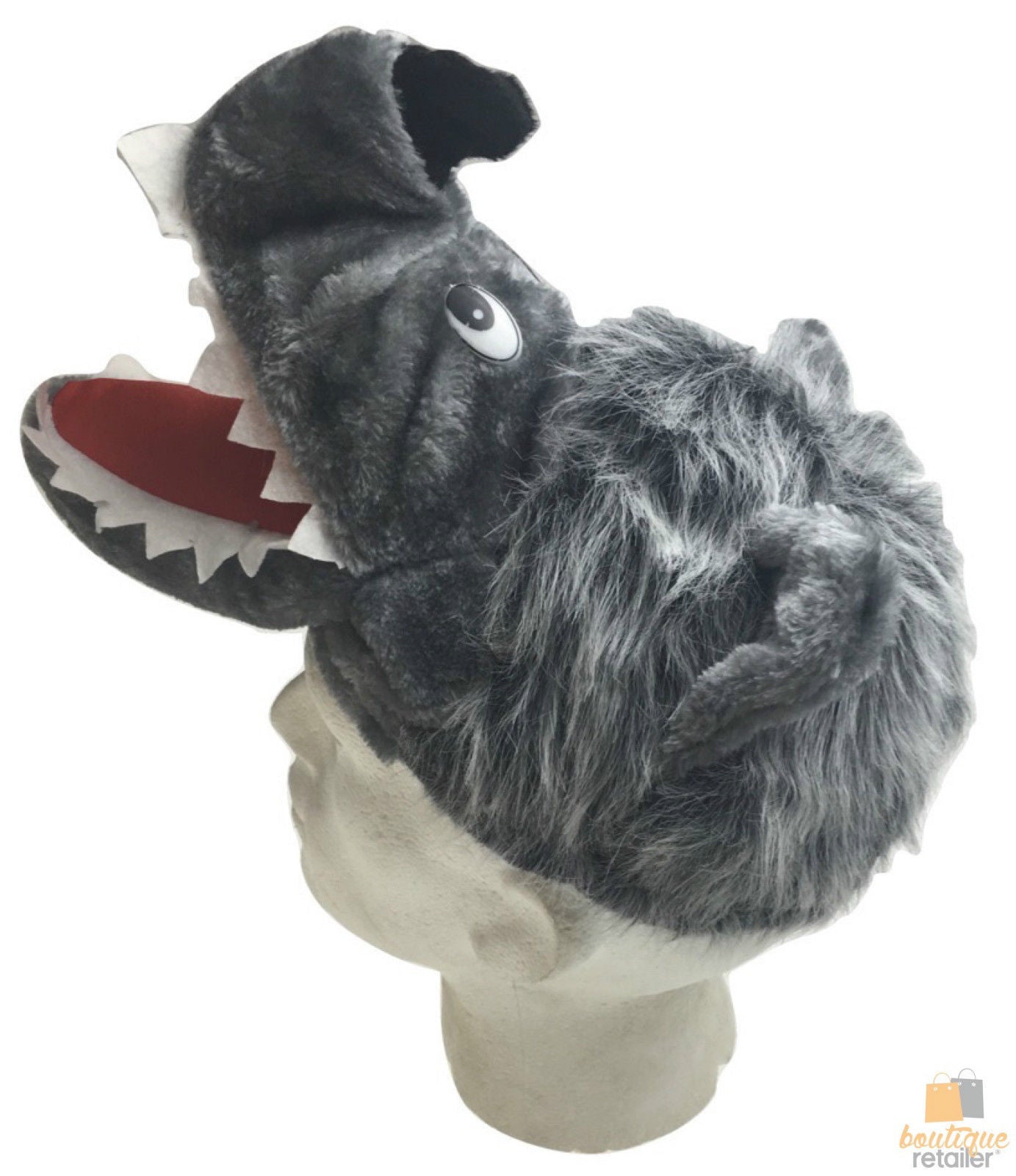 WOLF HAT Funny Party Costume Adult Childrens Animal Fancy Dress Halloween Cap 3