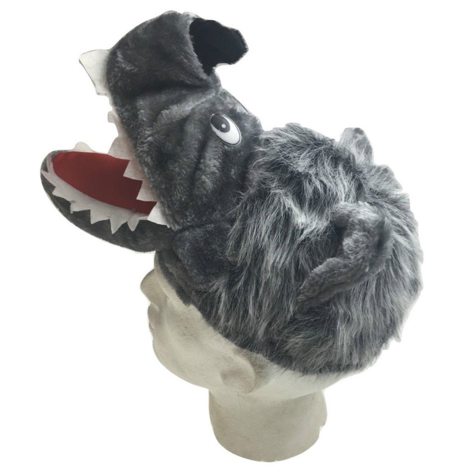 WOLF HAT Funny Party Costume Adult Childrens Animal Fancy Dress Halloween Cap 7