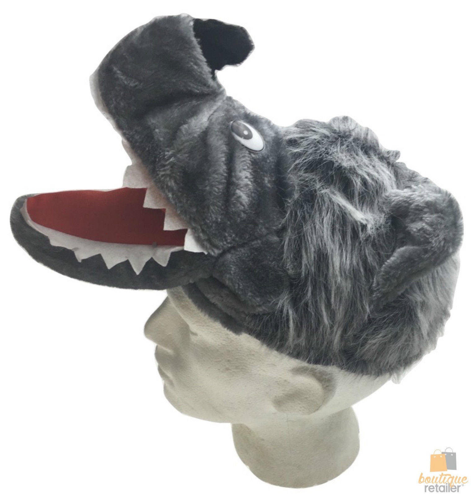 WOLF HAT Funny Party Costume Adult Childrens Animal Fancy Dress Halloween Cap 8