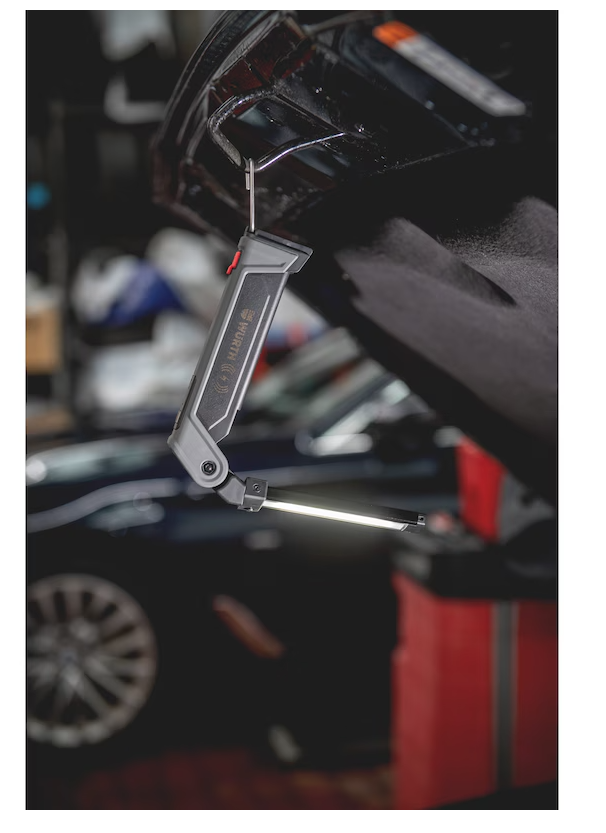 Wurth Cordless LED Handheld Work Lamp ERGOPOWER BEND+ – 700 Lumen, Folding Head, USB Rechargeable 3