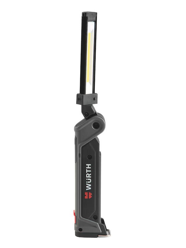 Wurth Cordless LED Handheld Work Lamp ERGOPOWER BEND+ – 700 Lumen, Folding Head, USB Rechargeable 6