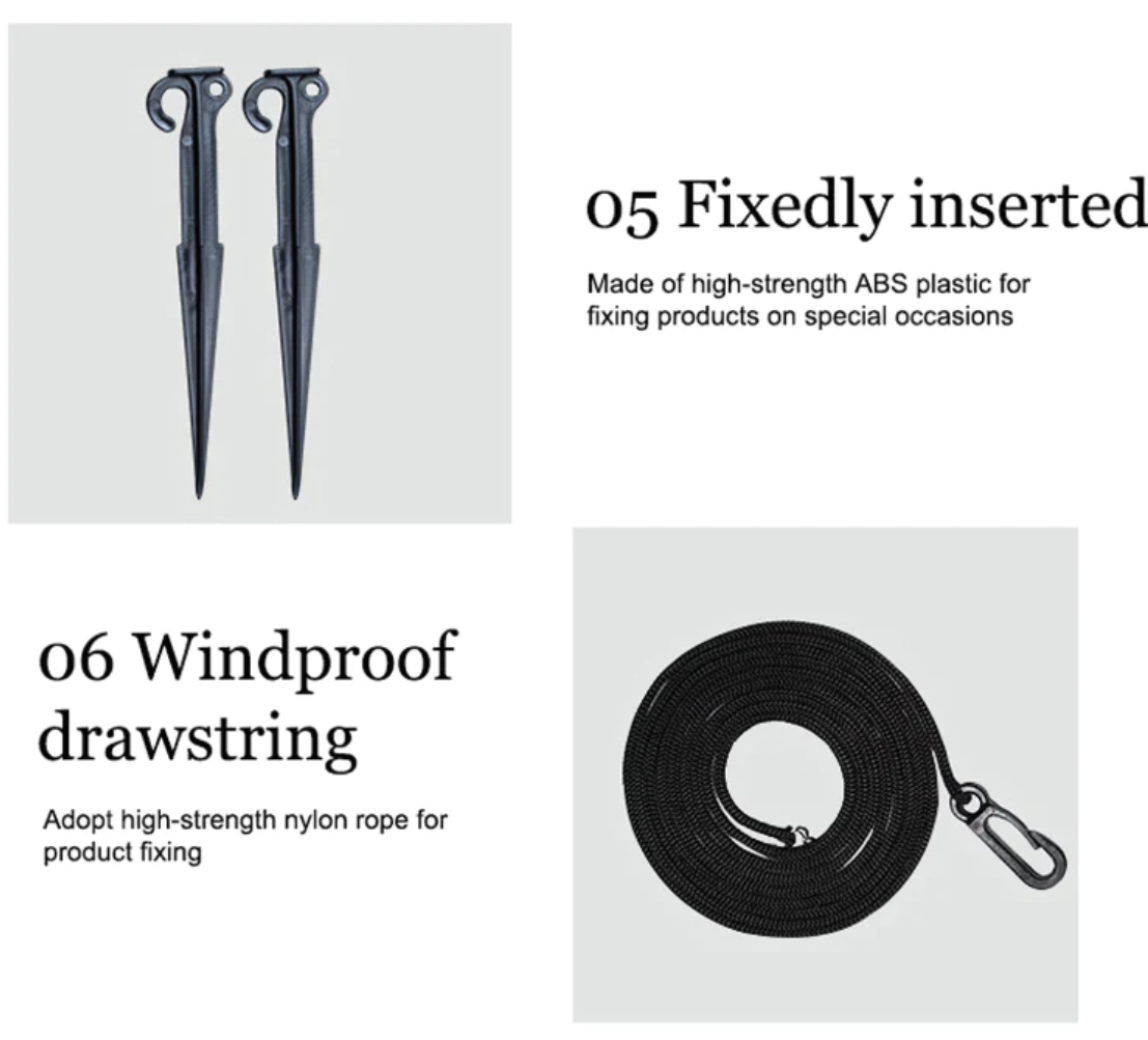 320cm Xmas Father Christmas Charm Santa Sleigh With Reindeer + LED Lights Inflatable 7