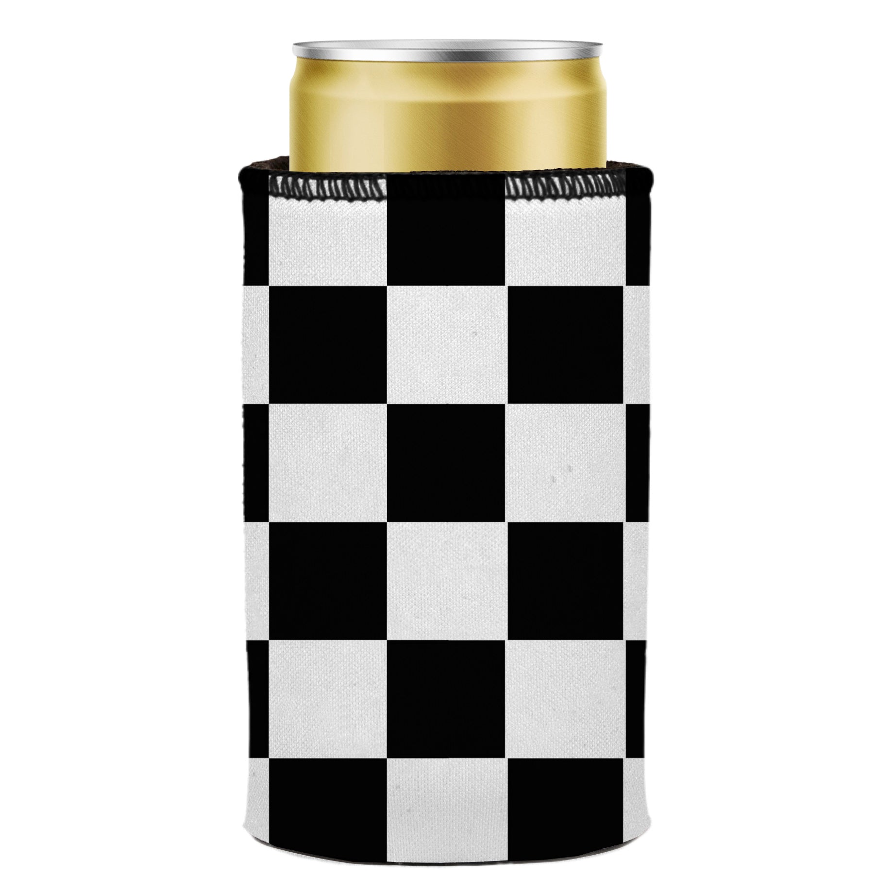 Large Checkerboard Stubby Cooler 2-Pack - Standard 5
