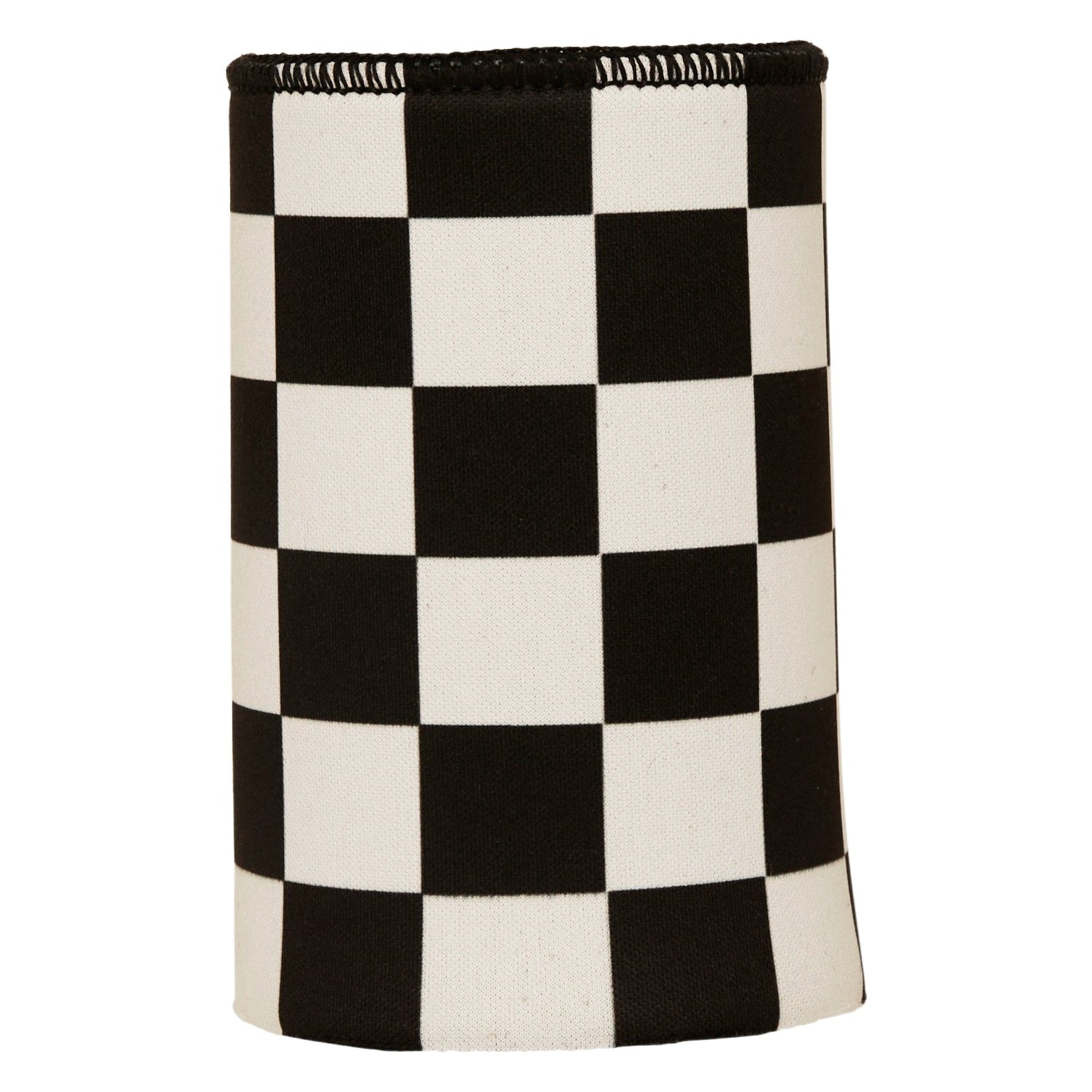 Large Checkerboard Stubby Cooler - Standard 3