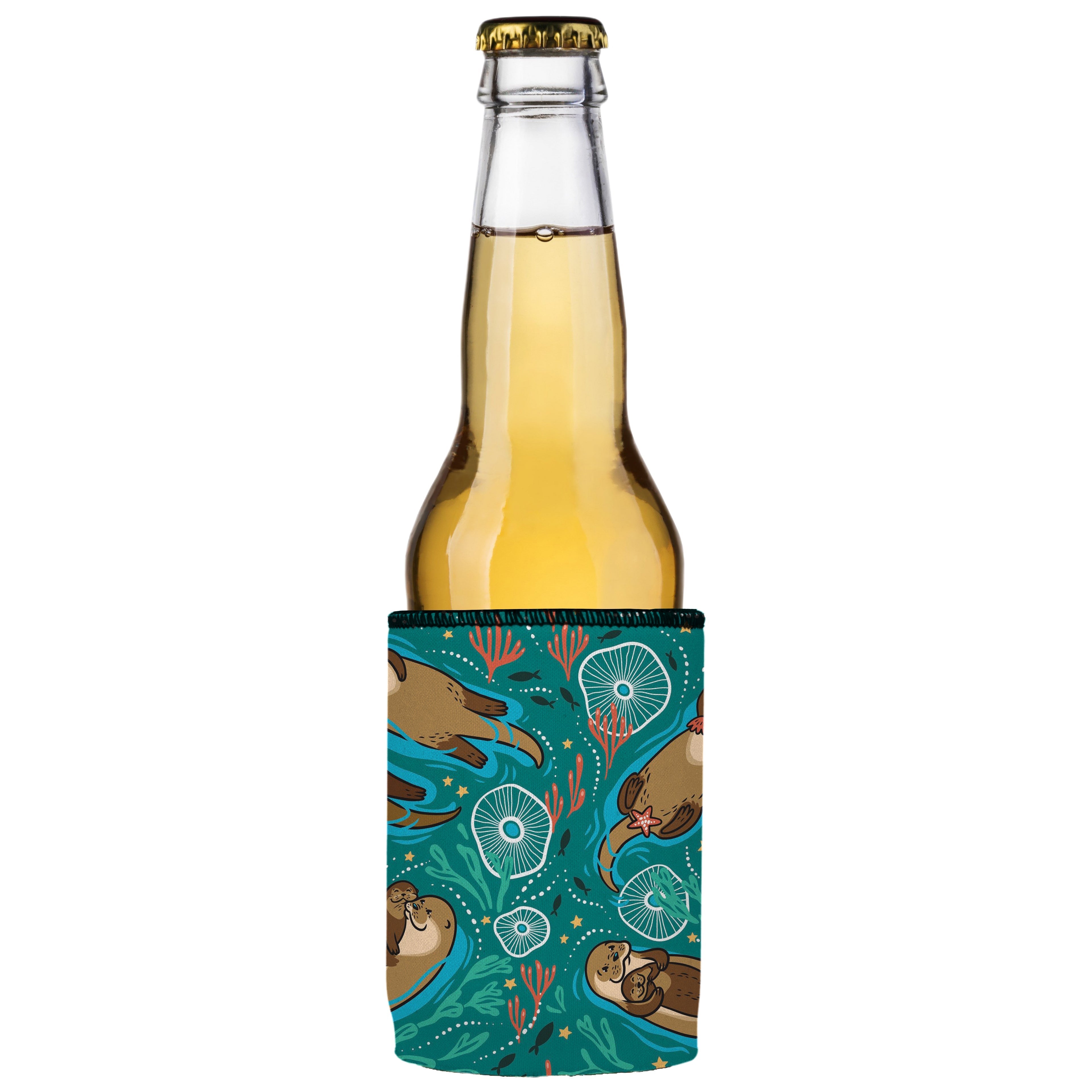 Sea Otters Chillin Stubby Cooler 2-Pack - Standard 4
