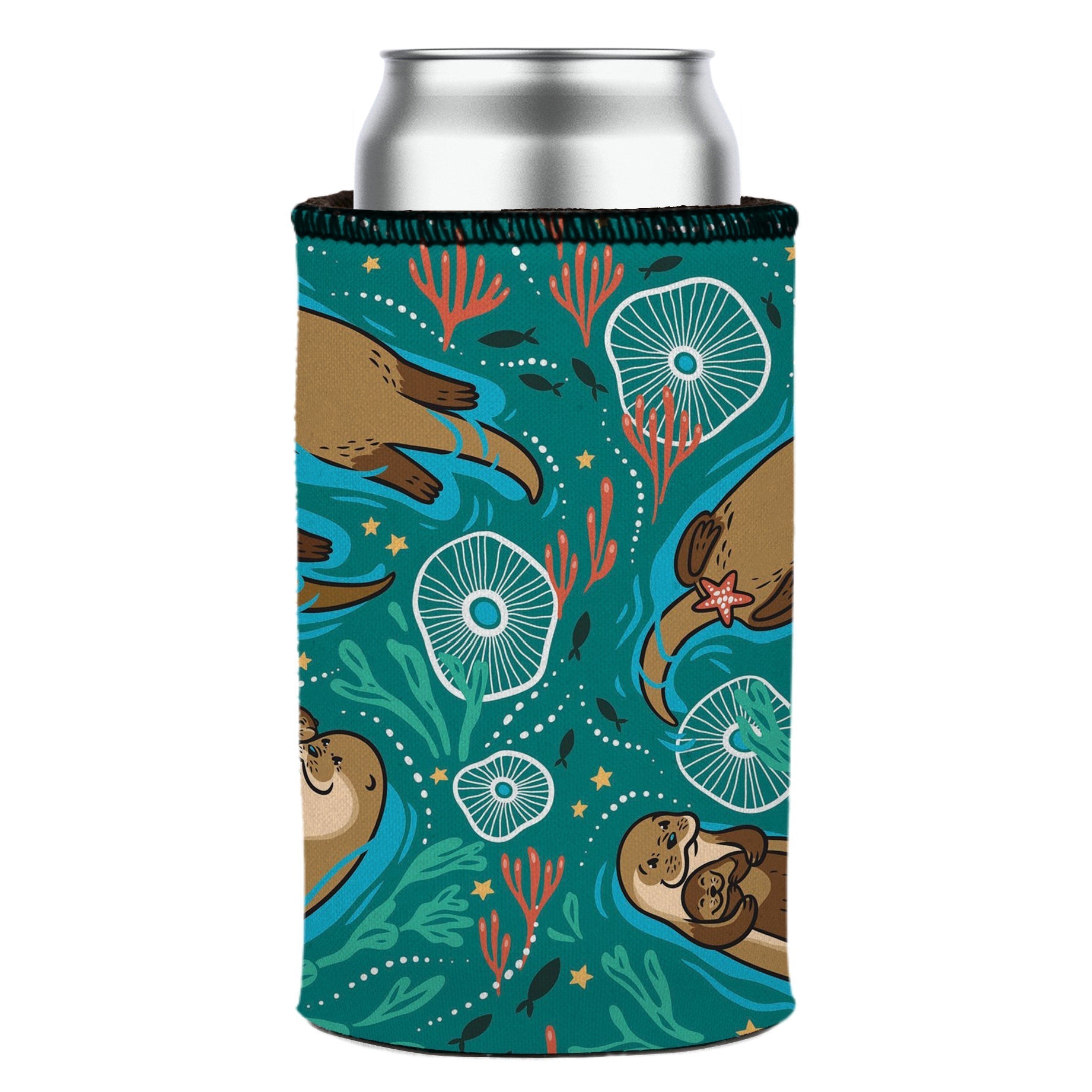 Sea Otters Chillin Stubby Cooler 2-Pack - Standard 5
