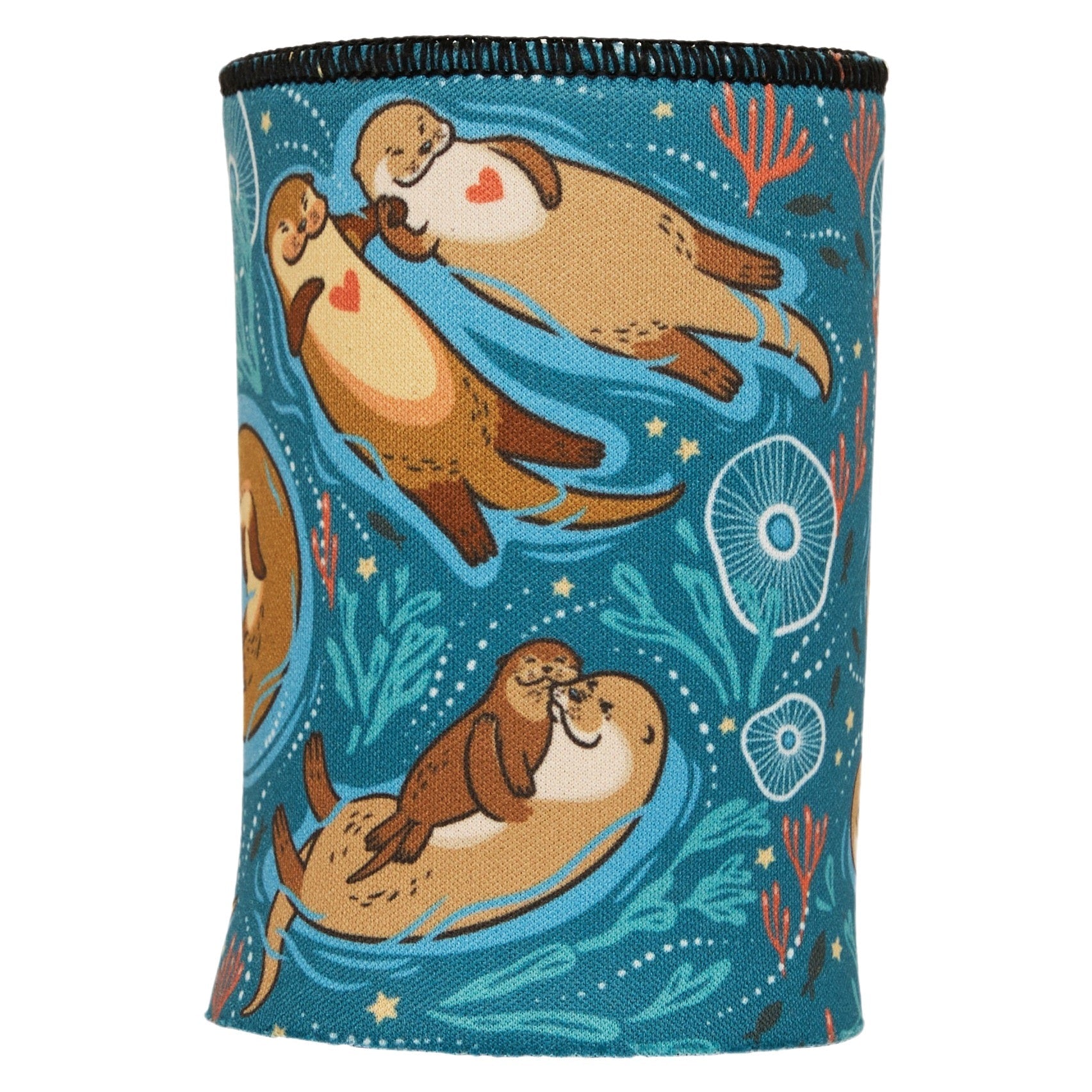 Sea Otters Chillin Stubby Cooler - Standard 3