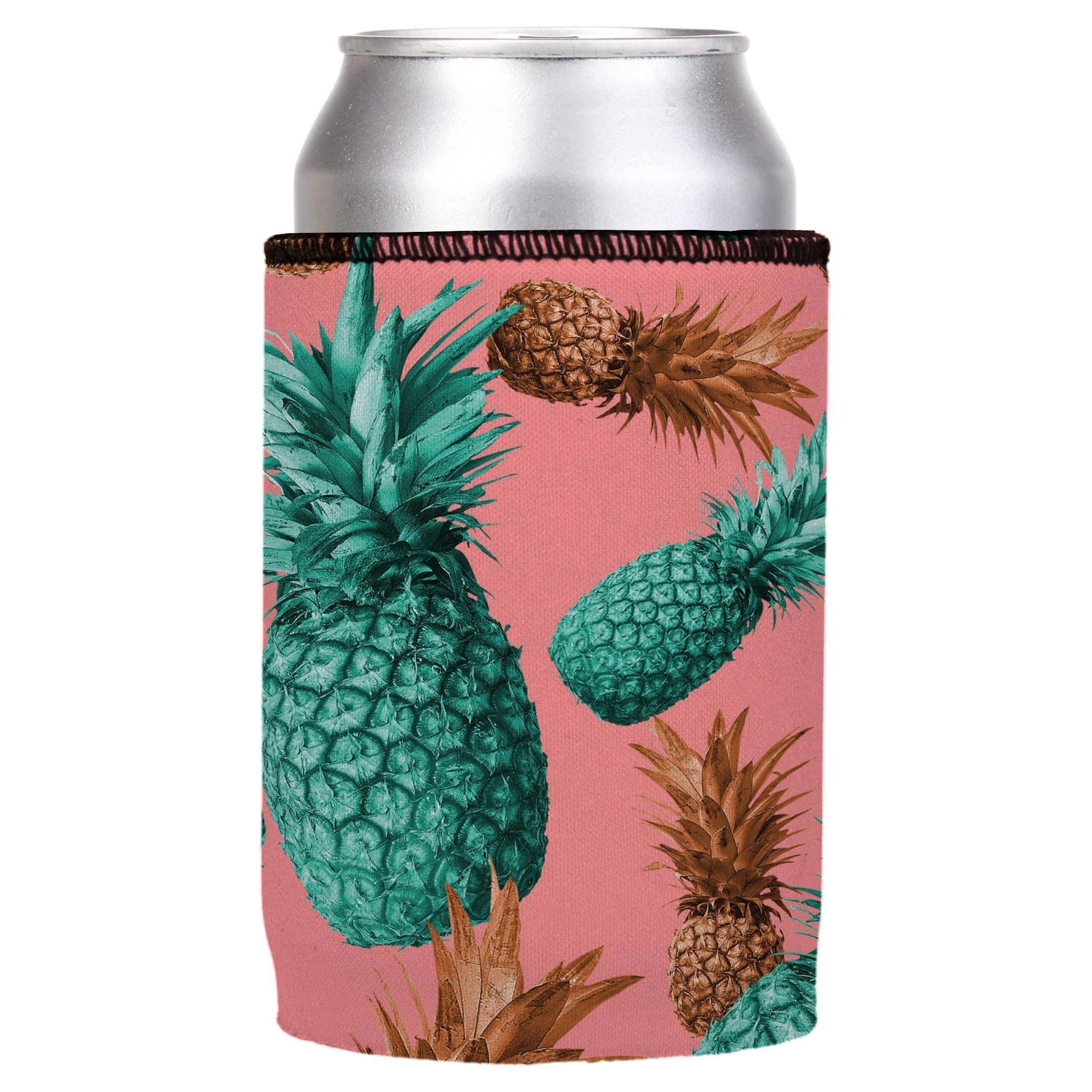 Mmm Pineapples Yummy Stubby Cooler - Standard 6