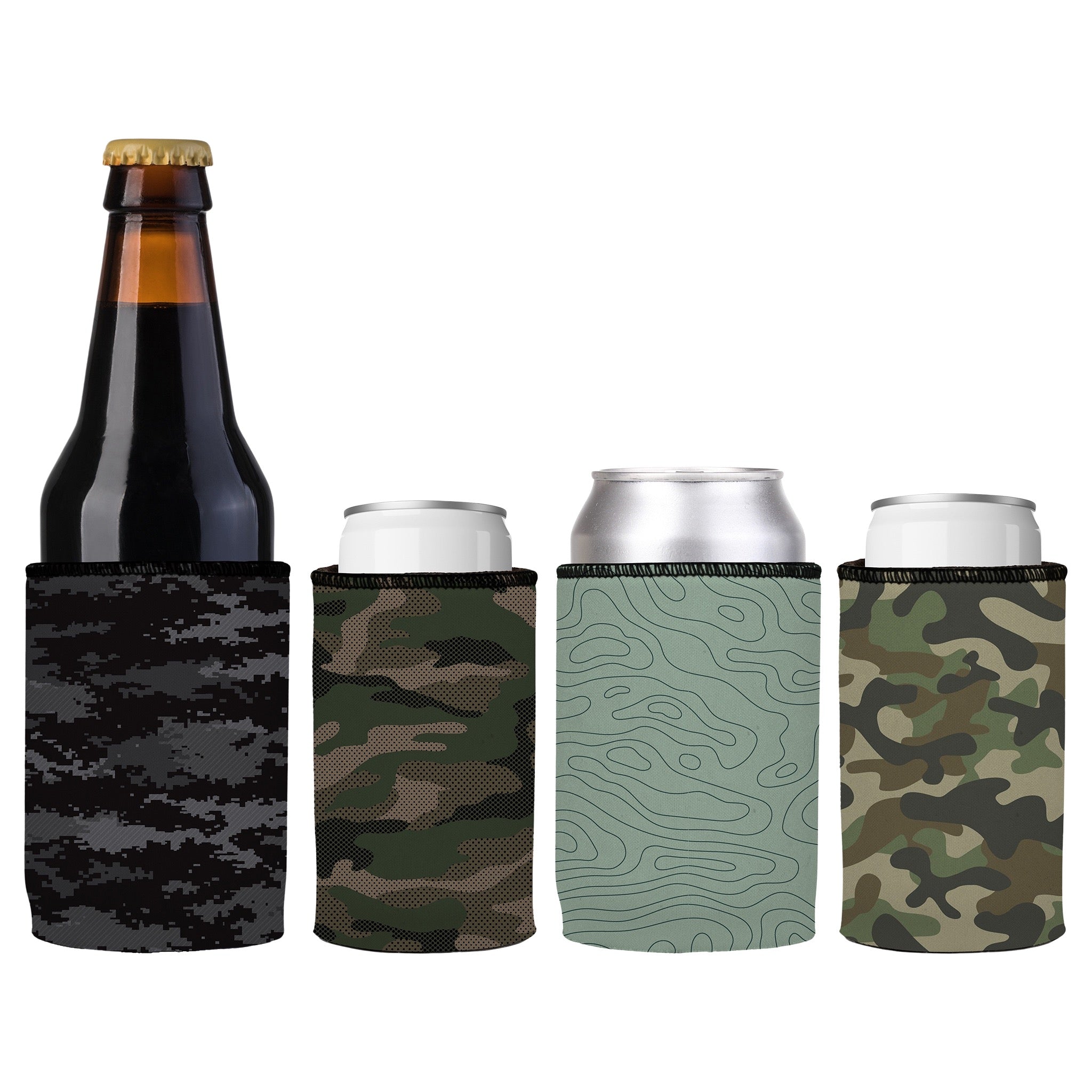 Just Camo Stubby Cooler 4-Pack - Standard