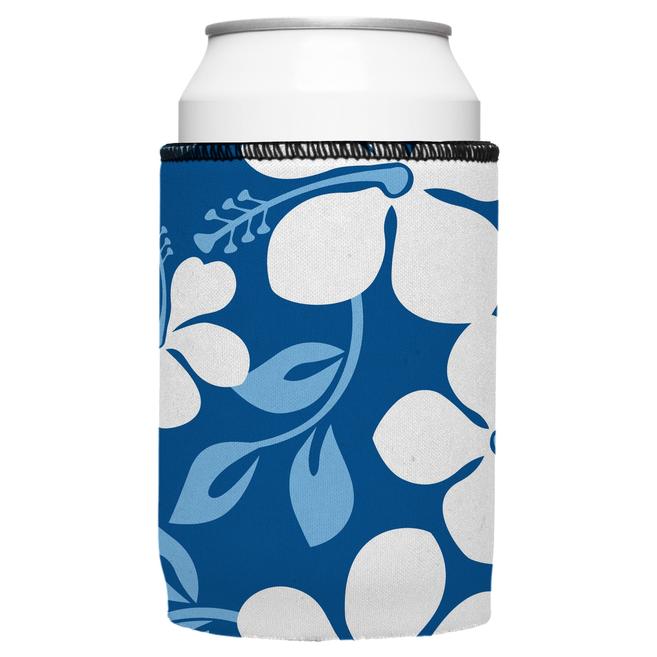 Hibiscus Flower Stubby Cooler - Standard 6