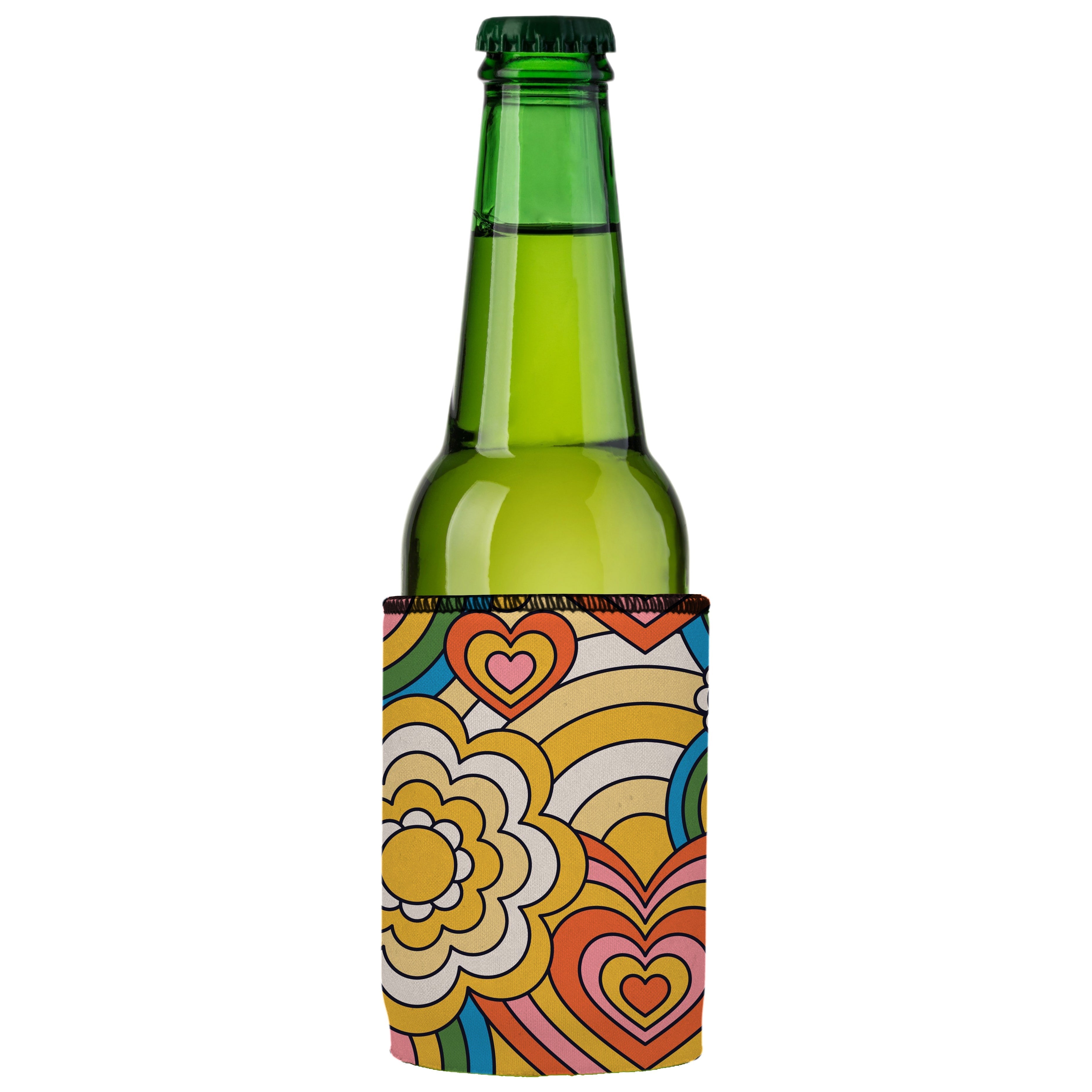 60s Hearts Stubby Cooler 2-Pack - Standard 3