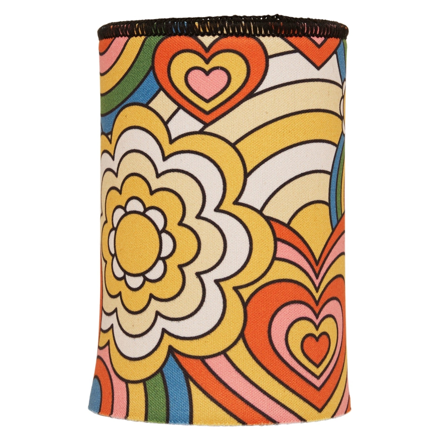 60s Hearts Stubby Cooler - Standard 3