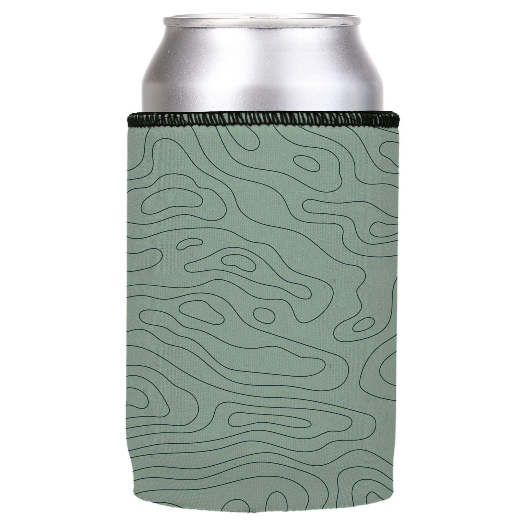 Topographic Map Stubby Cooler - Standard