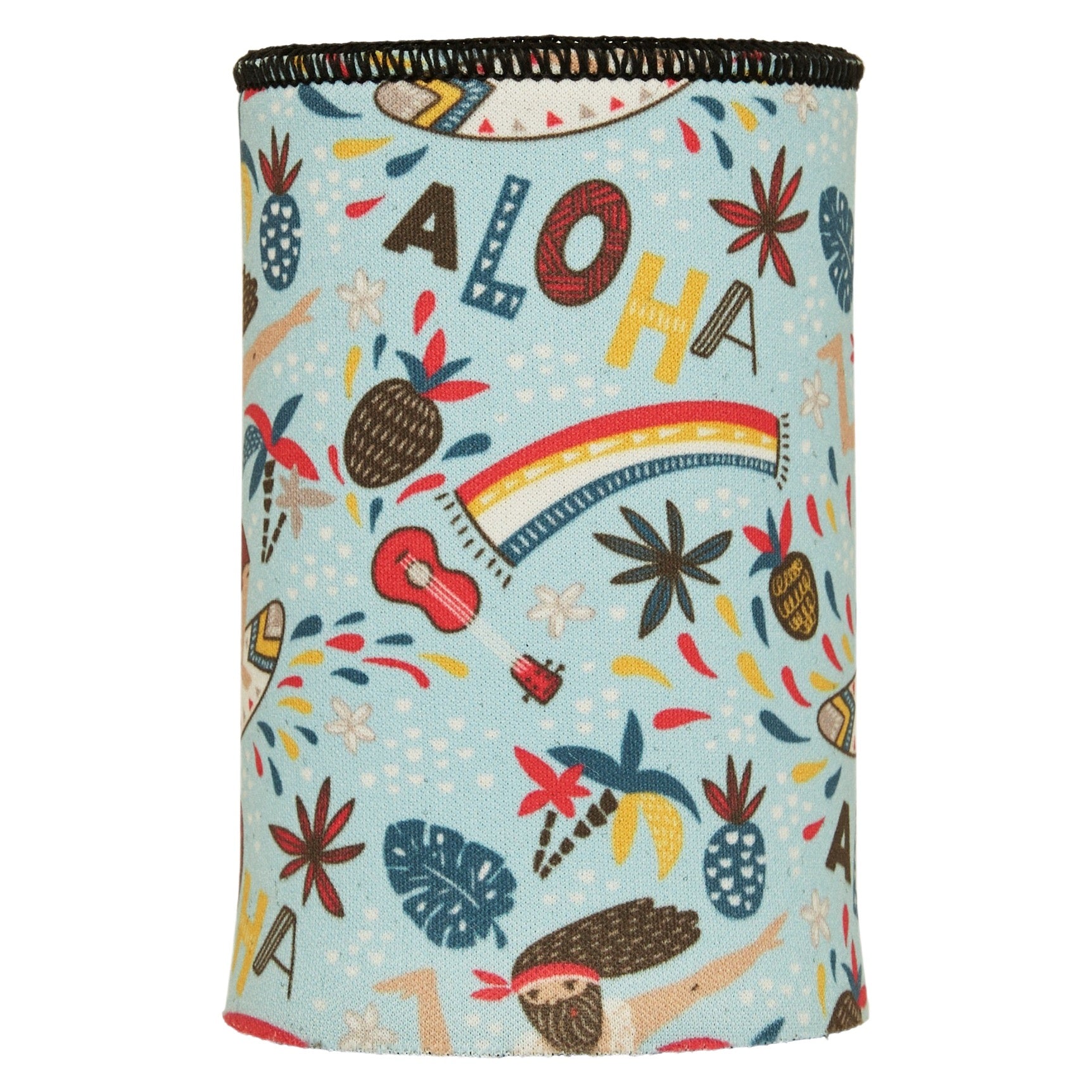 Surfing Aloha Stubby Cooler - Standard 3