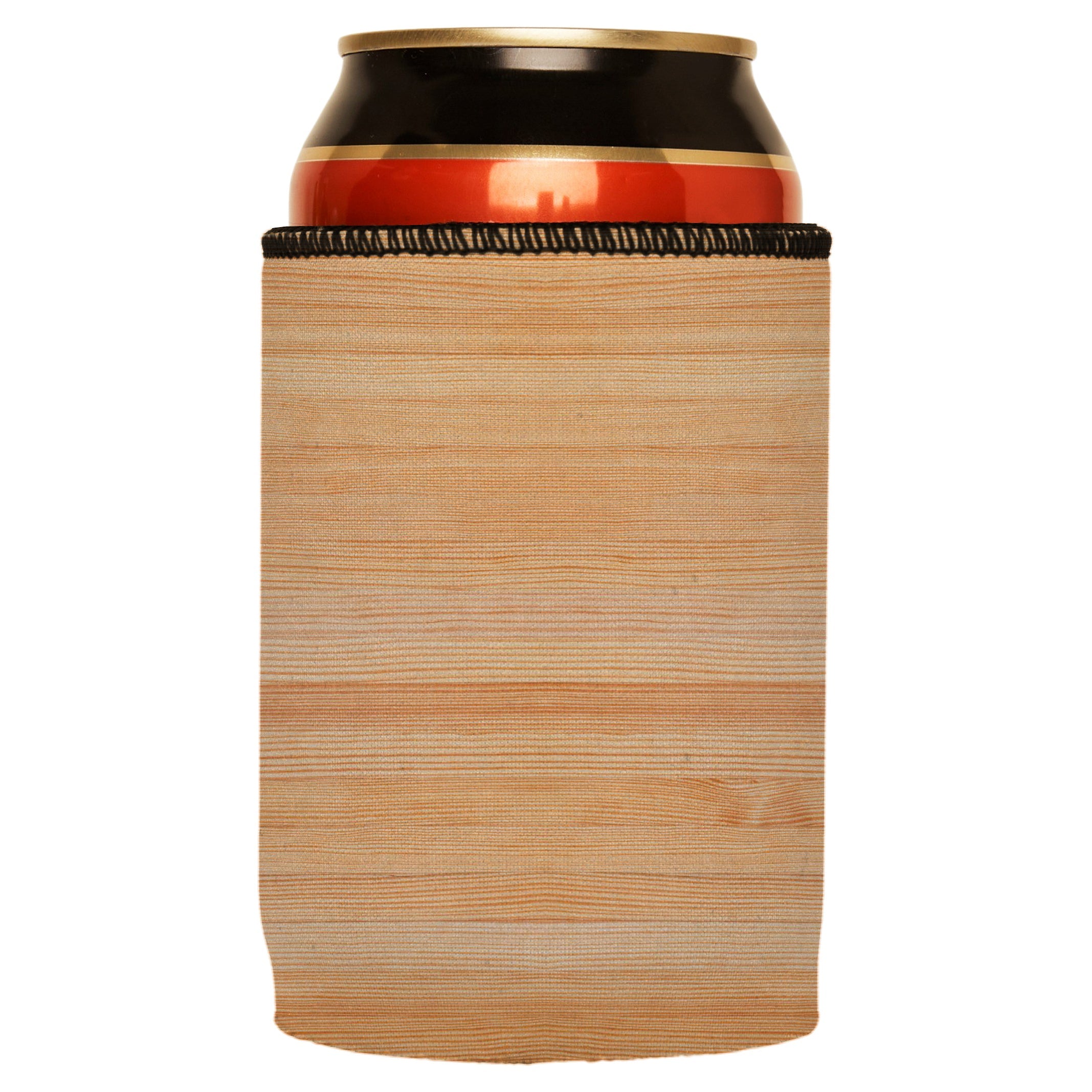 Wood Grain Stubby Cooler - Standard 6