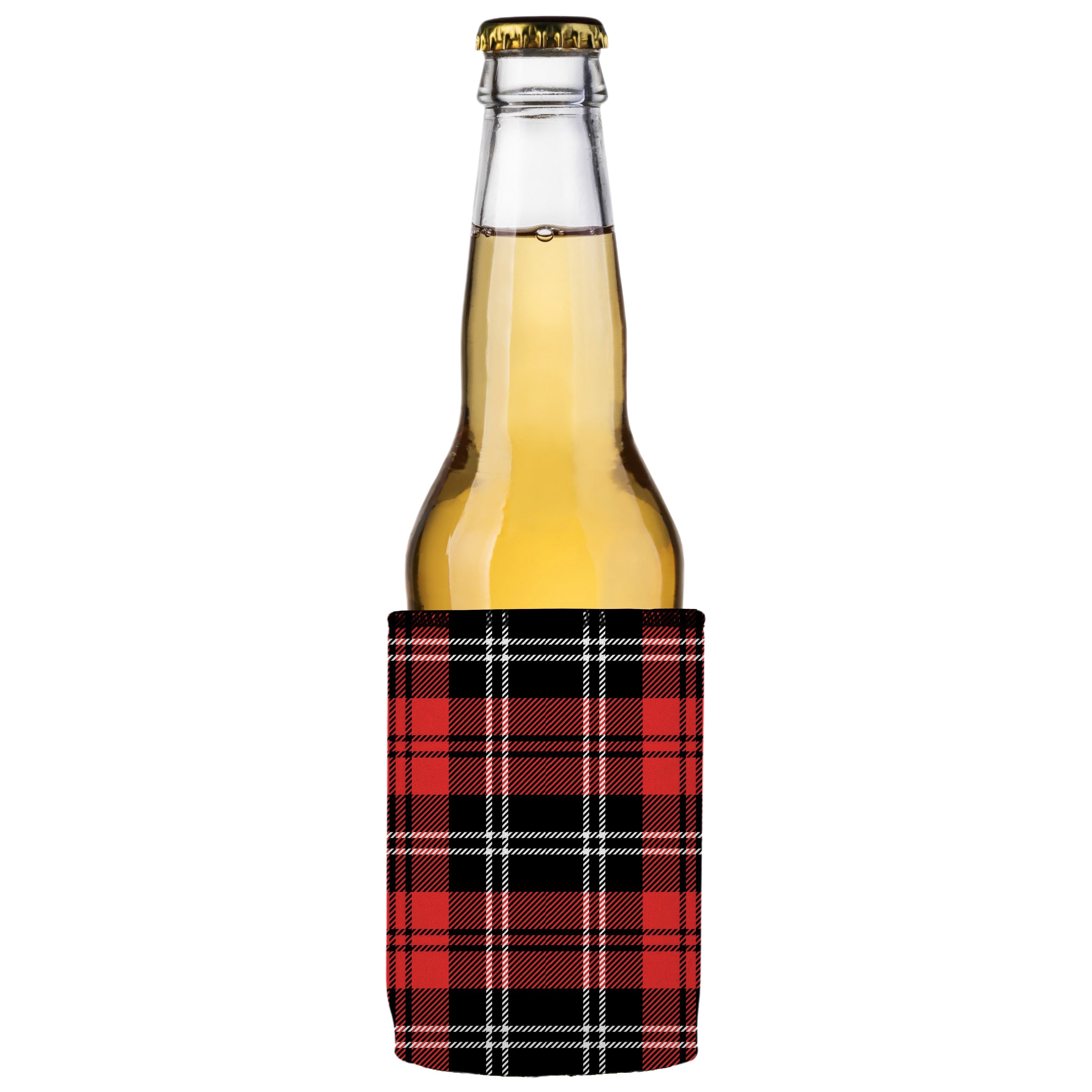 Scottish Tartan Plaid Stubby Cooler 2-Pack - Standard 3
