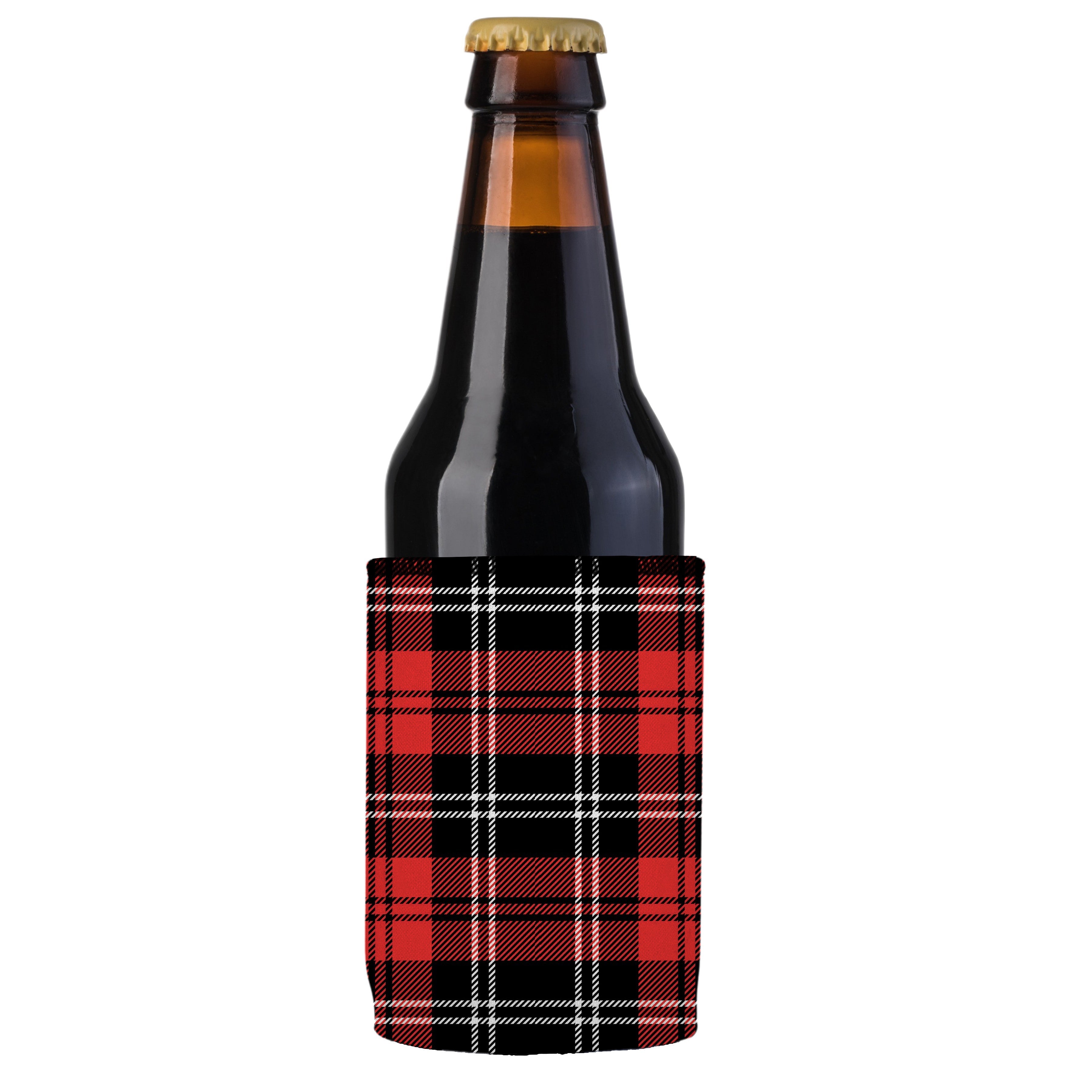 Scottish Tartan Plaid Stubby Cooler 2-Pack - Standard 4