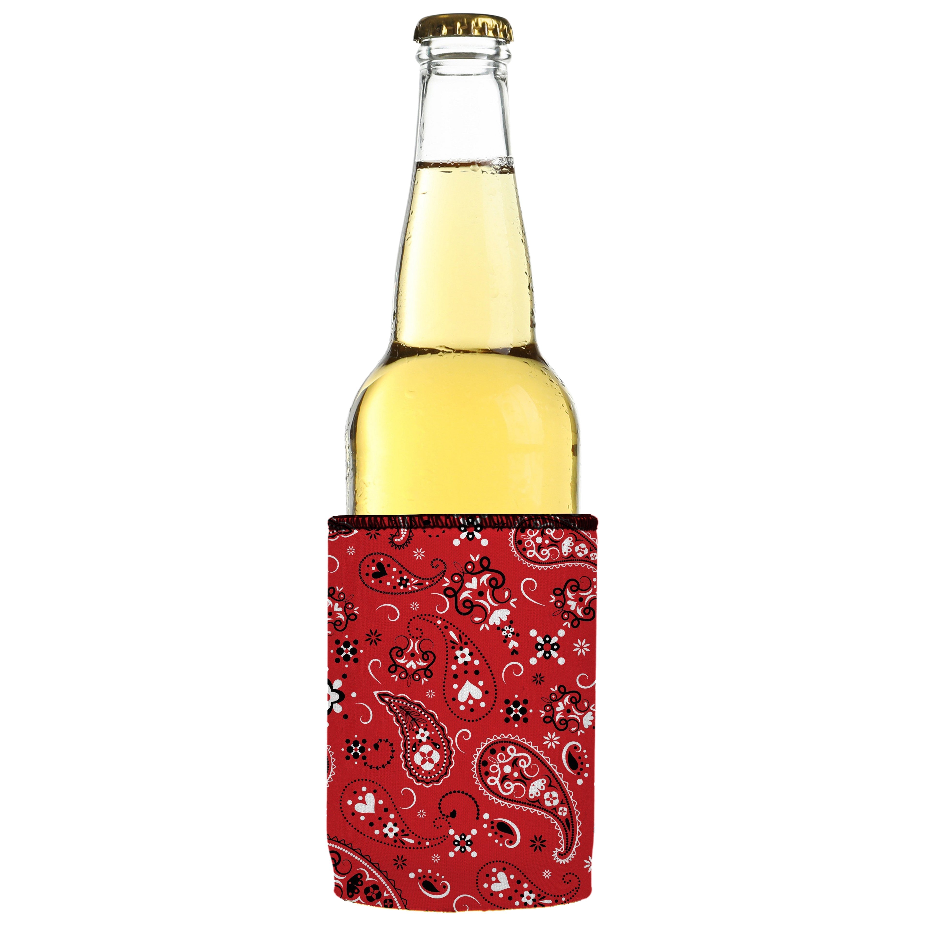 Red Bandana Stubby Cooler 2-Pack - Standard 4