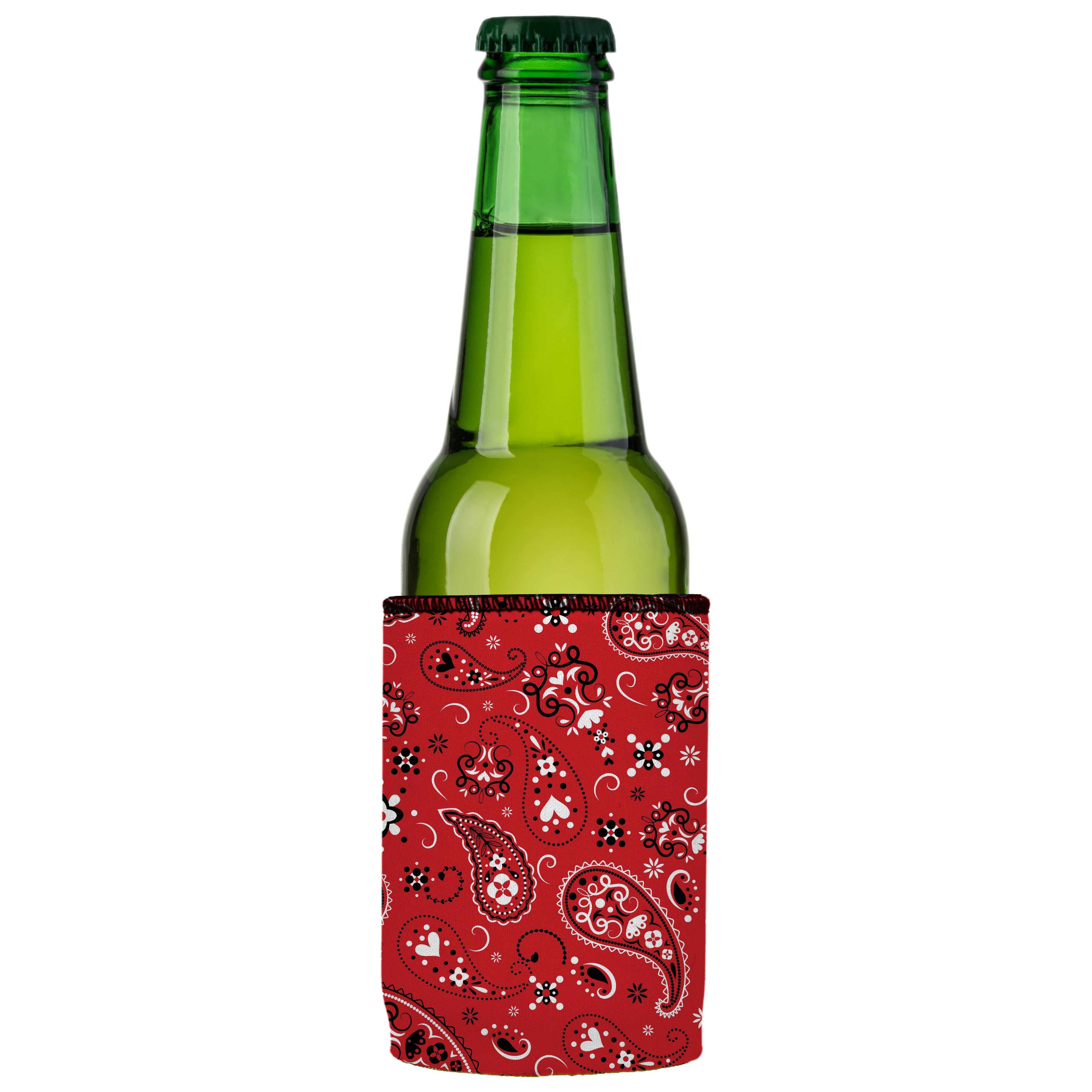 Red Bandana Stubby Cooler - Standard 5