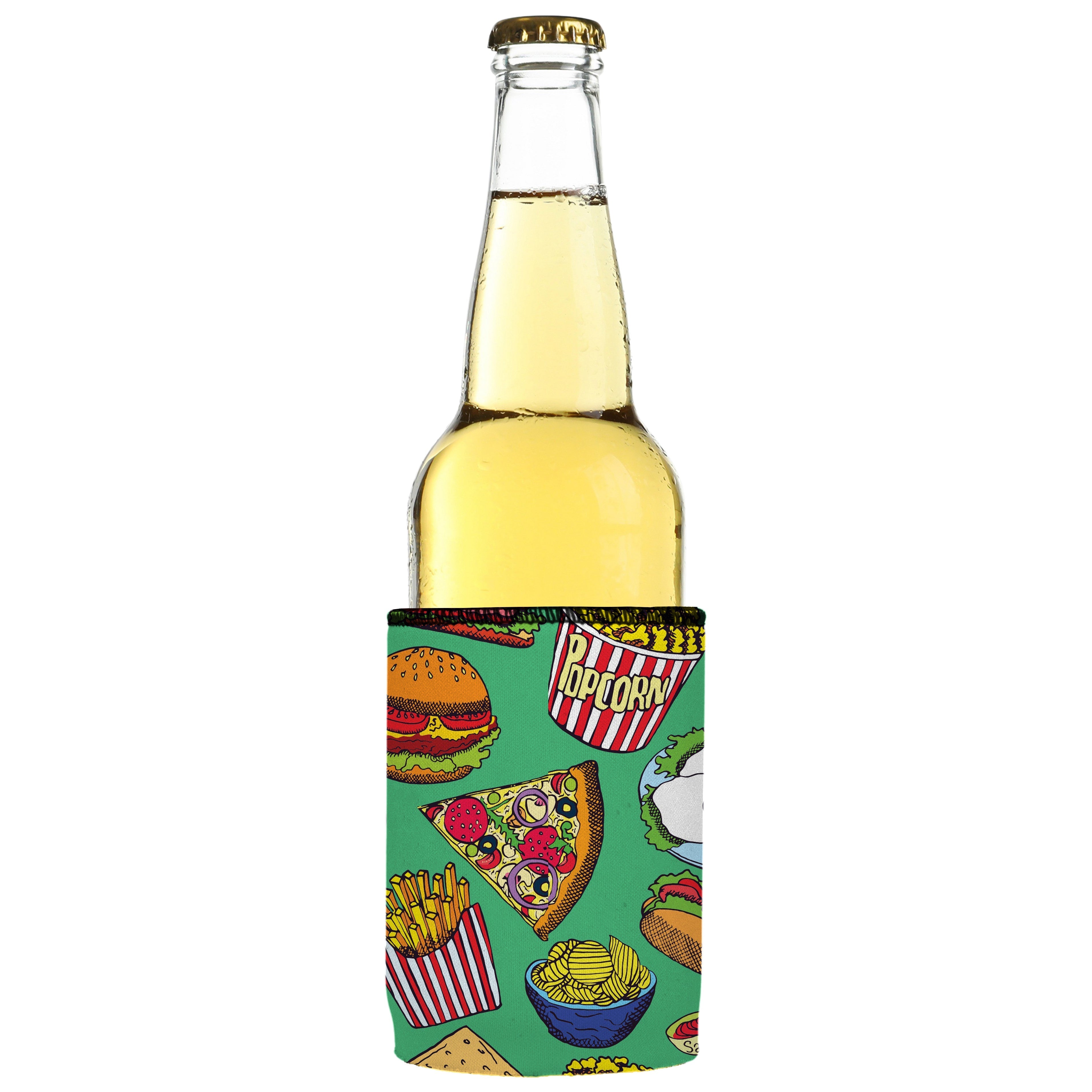 Burgers Junk Food Stubby Cooler 2-Pack - Standard 5