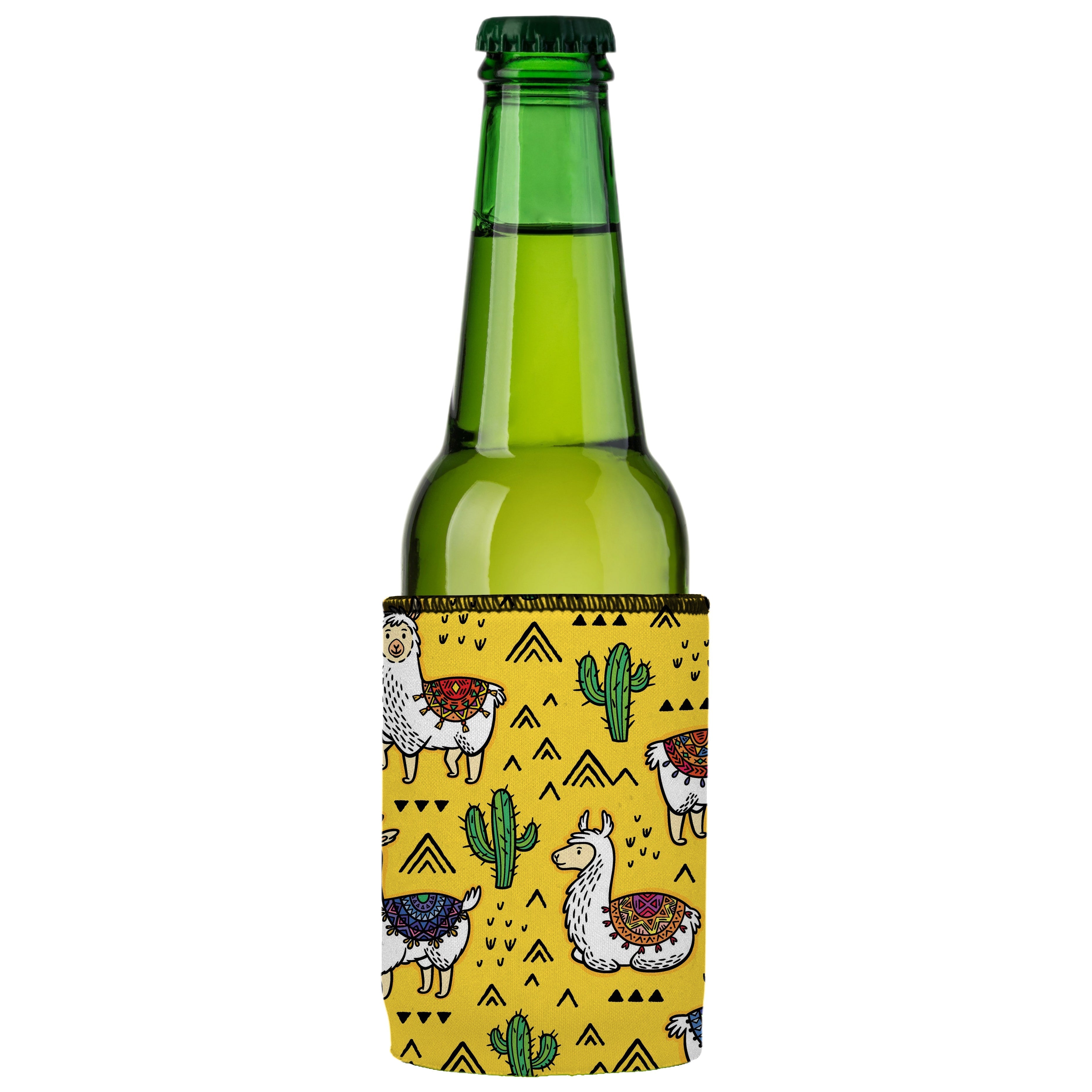 Llamas & Cactus Stubby Cooler 2-Pack - Standard 3