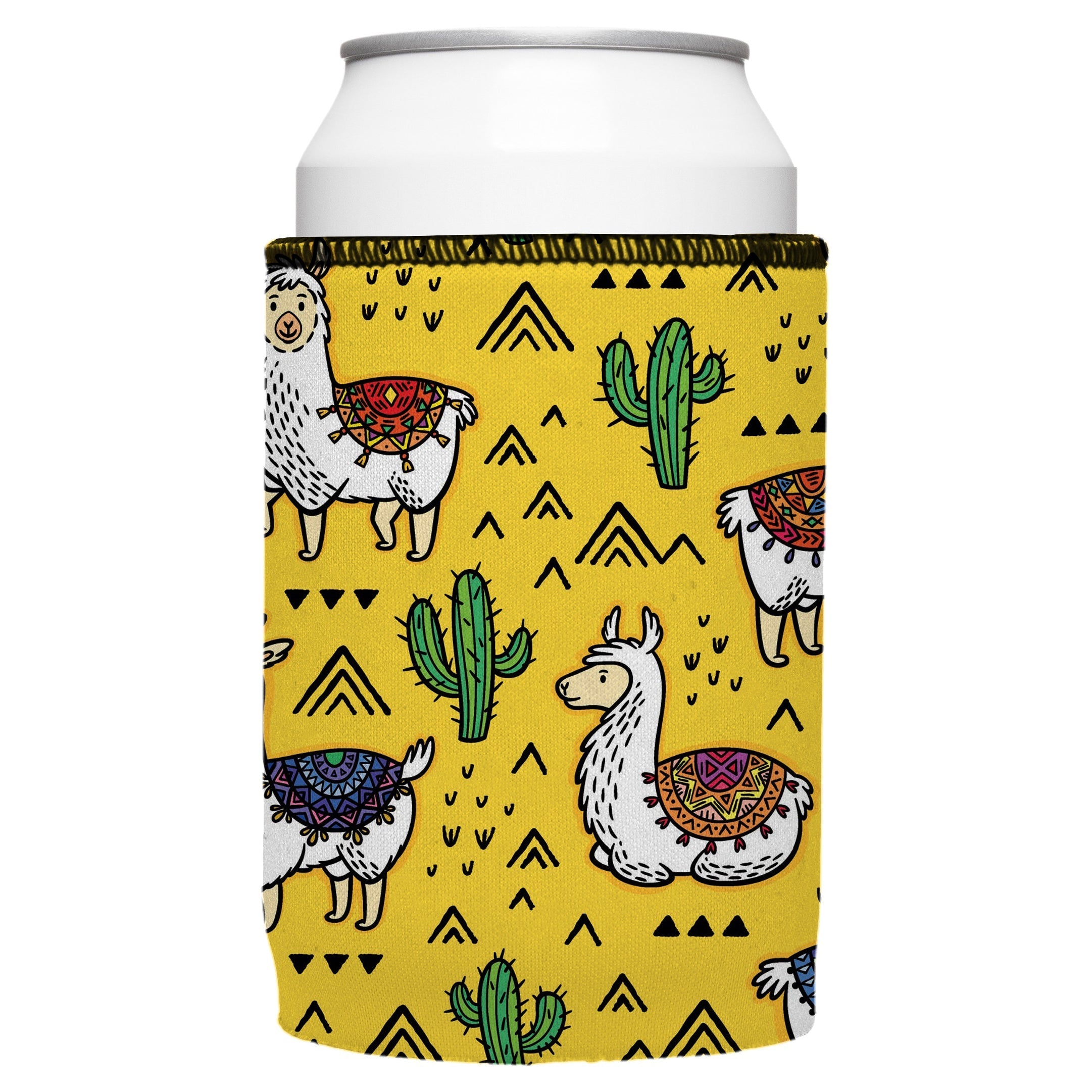 Llamas & Cactus Stubby Cooler 2-Pack - Standard 4