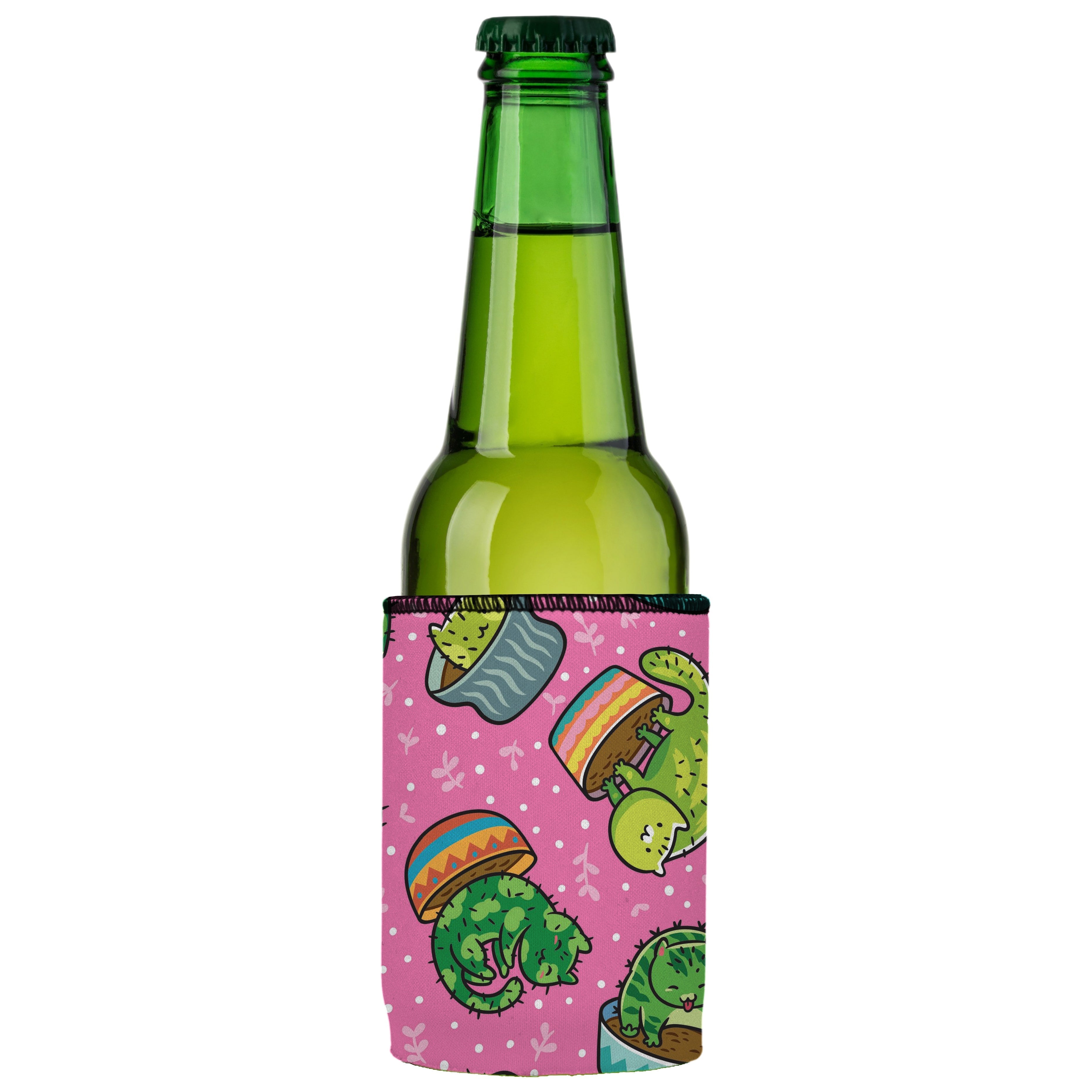 Cats in a Flowerpot Stubby Cooler 2-Pack - Standard 3