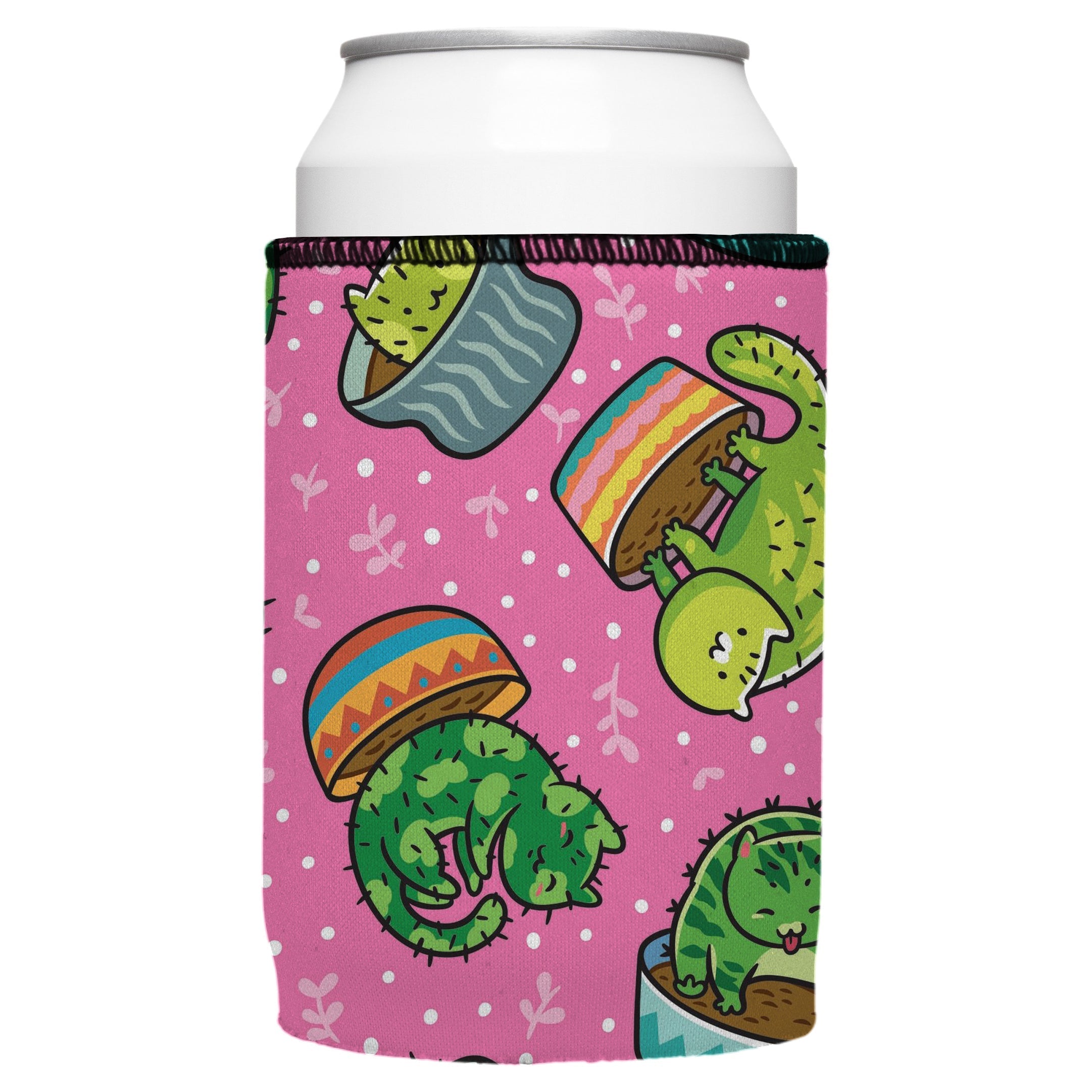 Cats in a Flowerpot Stubby Cooler 2-Pack - Standard 5