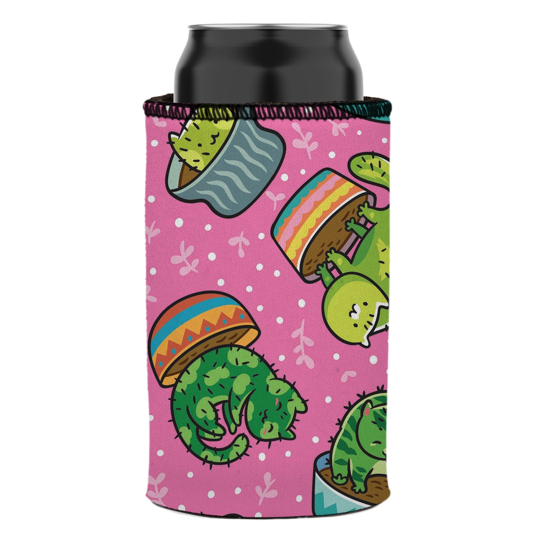 Cats in a Flowerpot Stubby Cooler - Standard 7