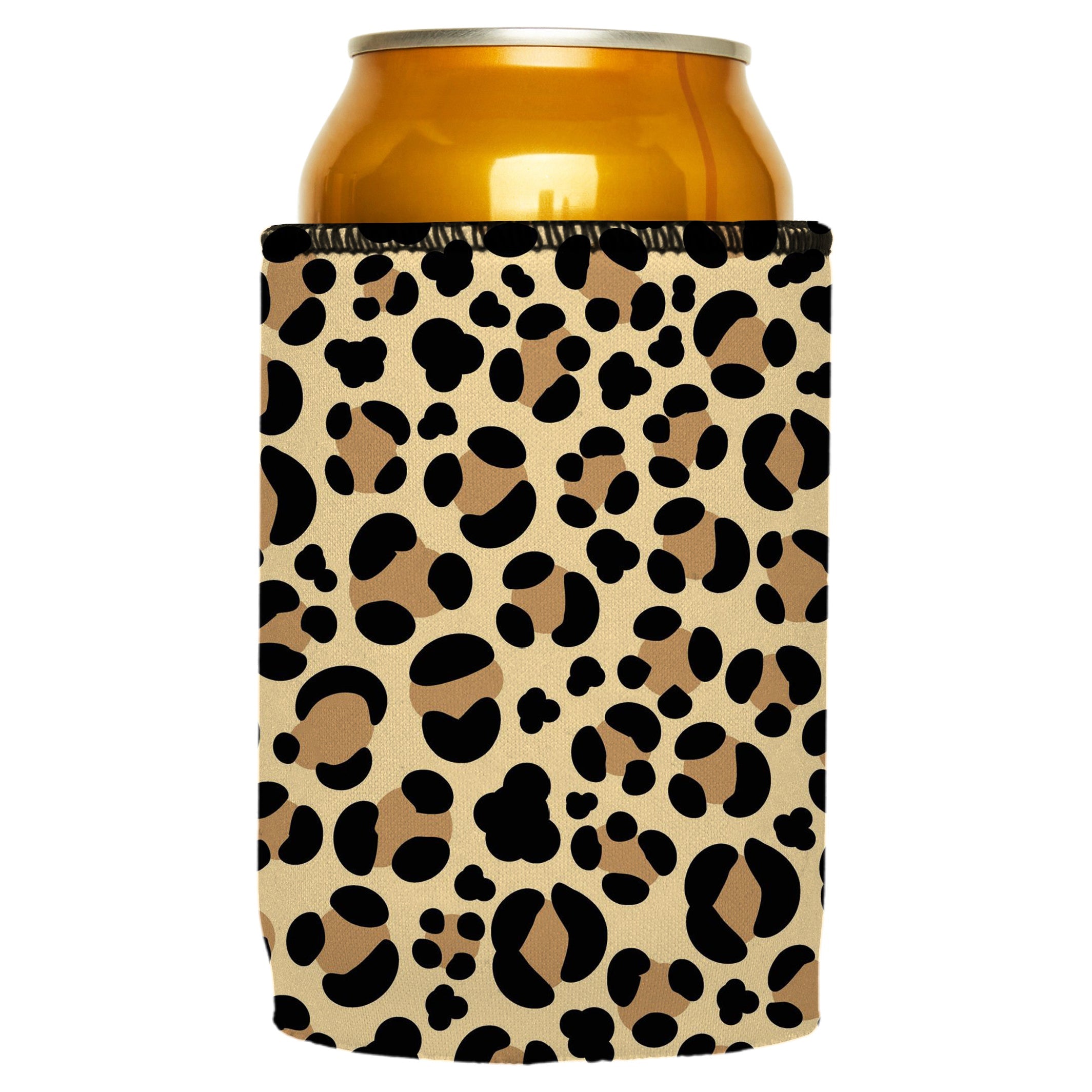 Leopard Print Stubby Cooler - Standard 6