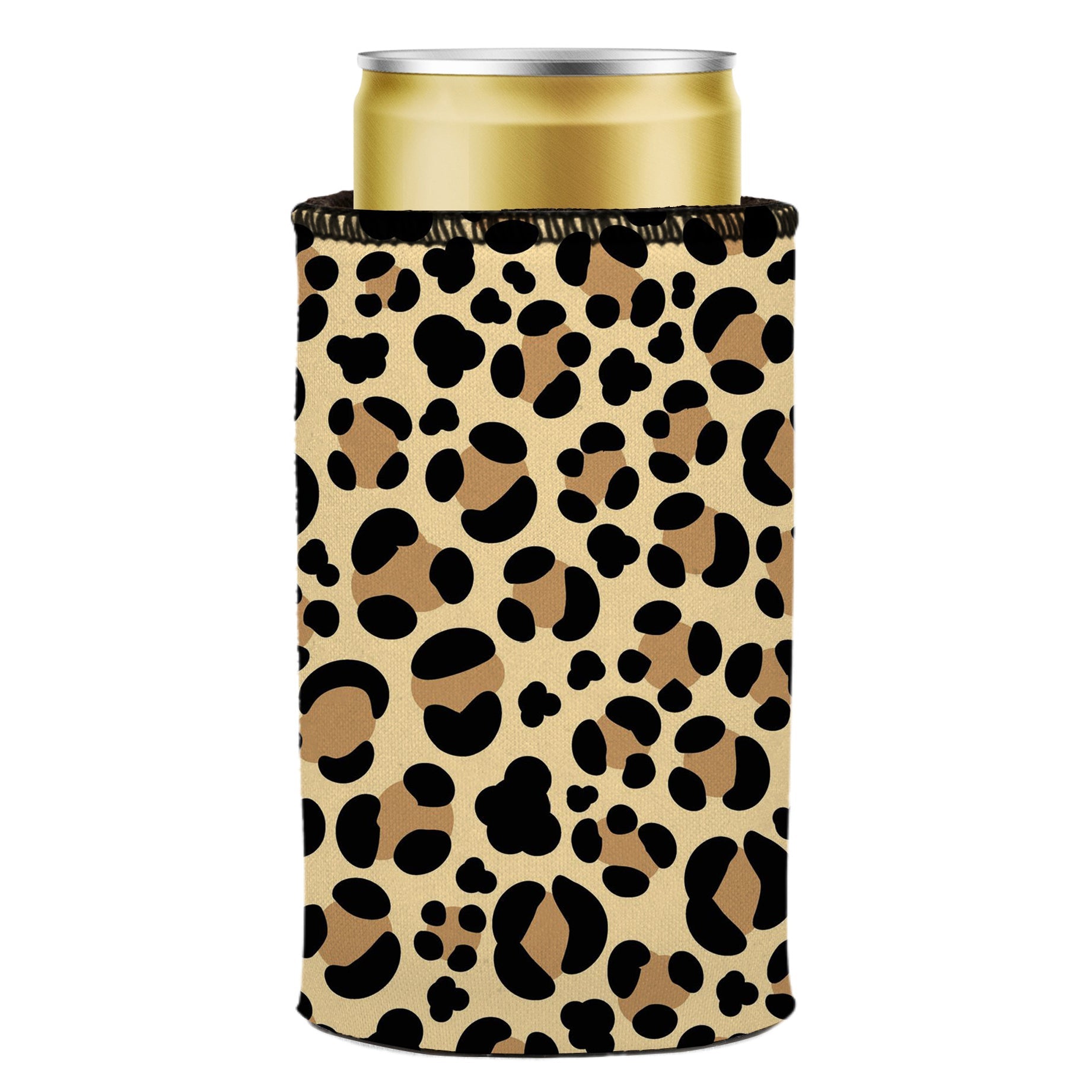 Leopard Print Stubby Cooler - Standard 7